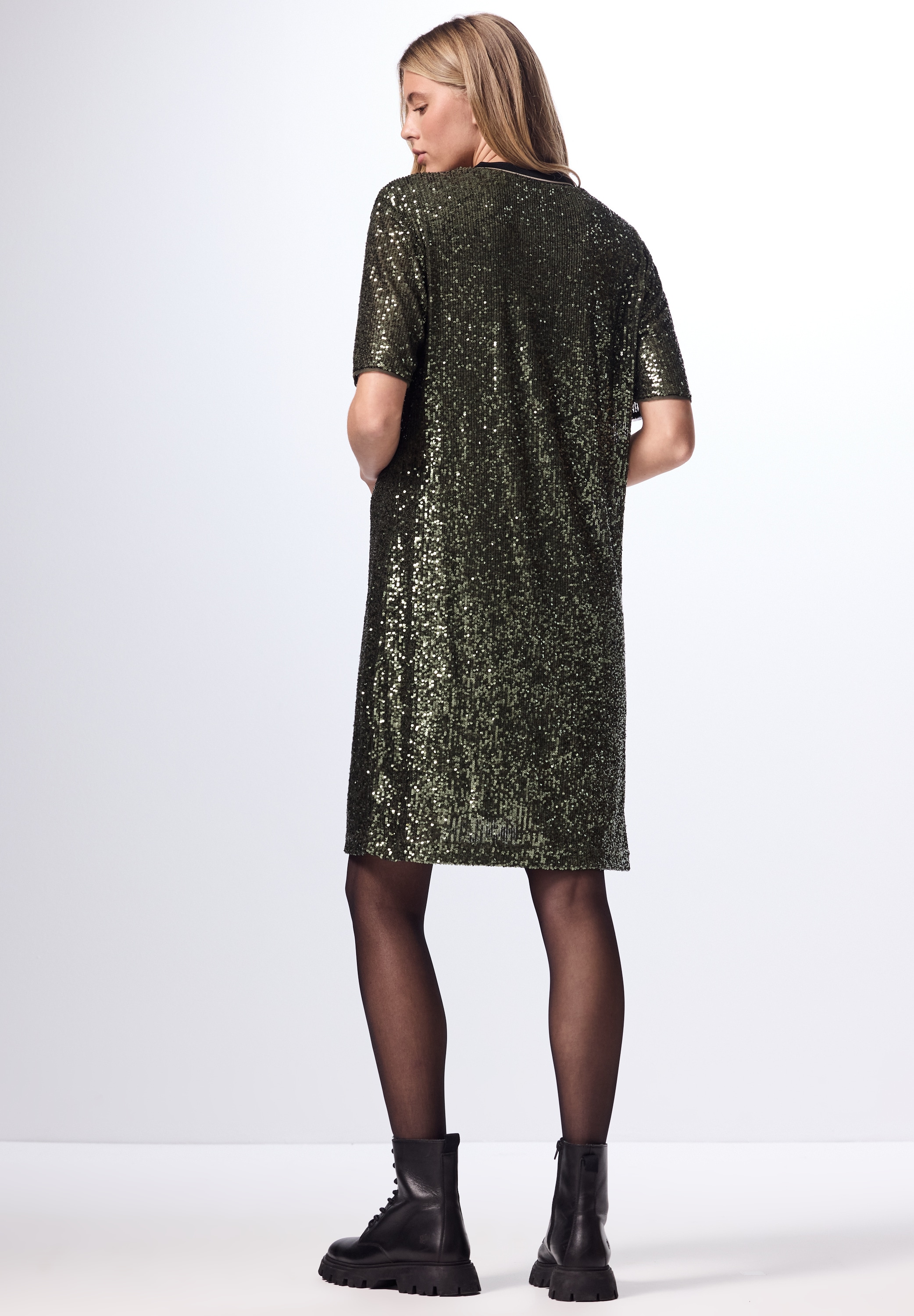 STREET ONE STUDIO Shirtkleid, mit Rundhalsausschnitt