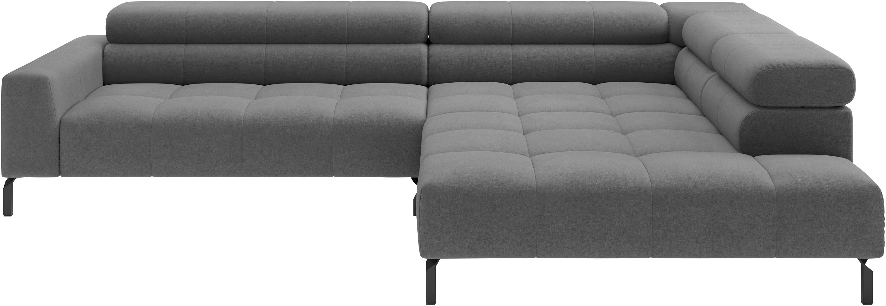 Home affaire Ecksofa "Claya, 311 cm breit, L-Form, inkl. Kopfteilverstellung" wahlweise elektrischer Sitzvorzug