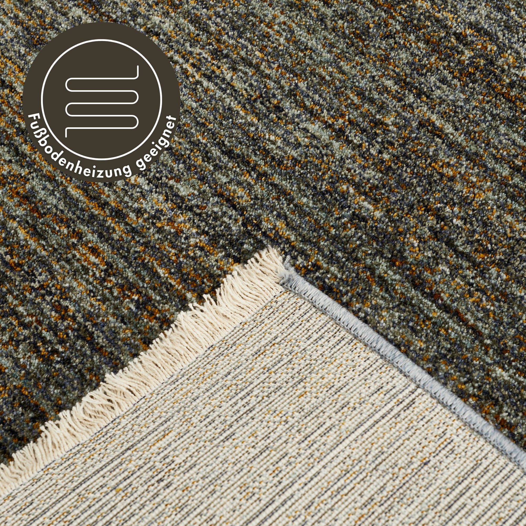 LUXOR living Teppich »Rocco«, rechteckig, 11 mm Höhe, Vintage-Look, verschiedene Designs, mit Fransen, Wohnzimmer