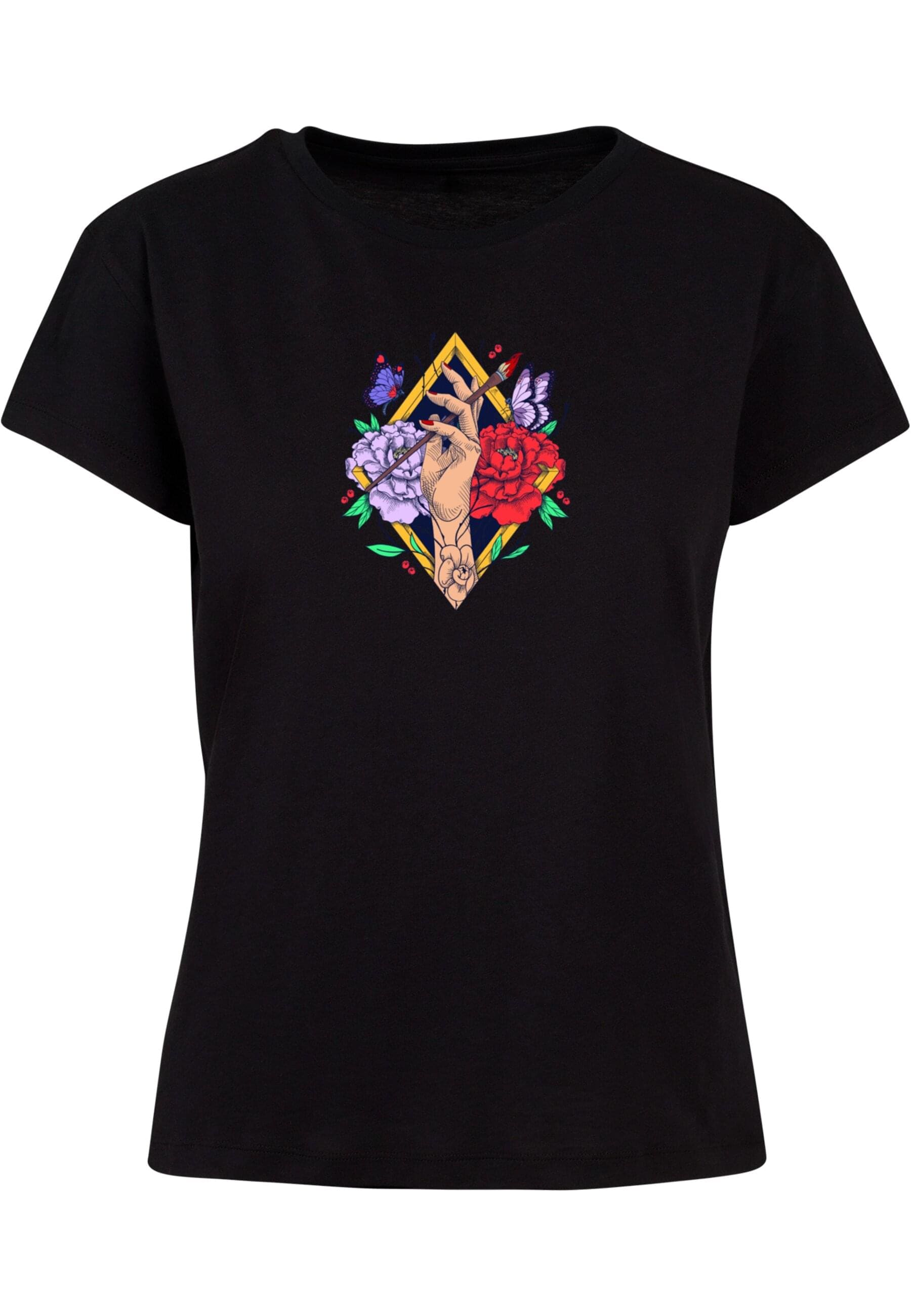 Merchcode T-Shirt "Merchcode Damen Ladies Frida Kahlo - Artist Box Tee" günstig online kaufen