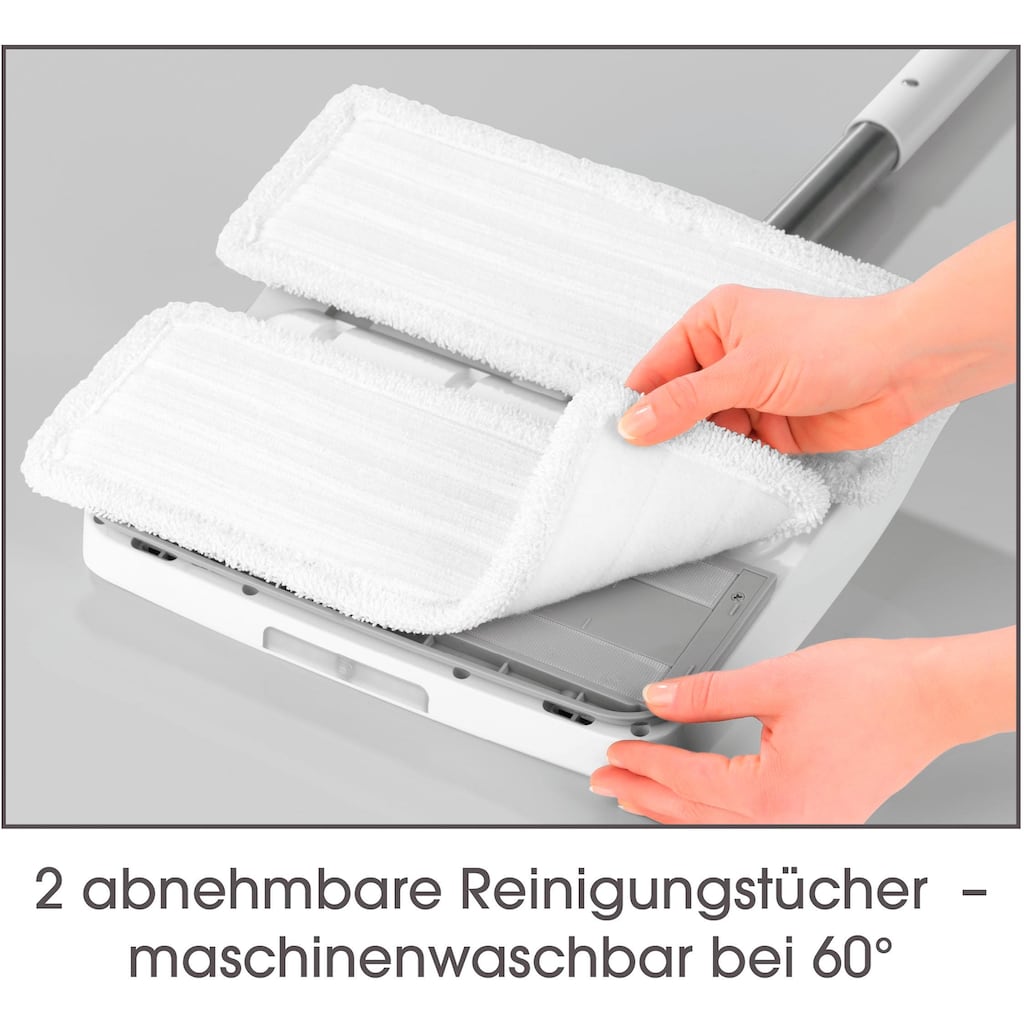 CLEANmaxx Akku-Wischmopp »Akku-Vibrationsmopp 11,1V weiß«