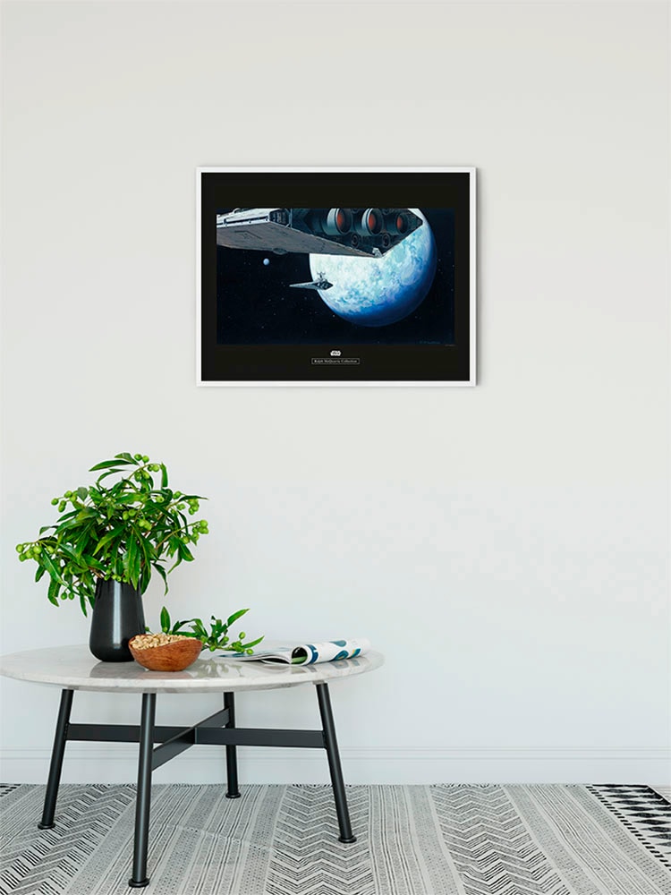 Komar Bild »Star Wars Classic RMQ Hoth Orbit«, Star Wars, (1 St.), Wandbild zur Dekoration im Kinderzimmer - ohne Rahmen