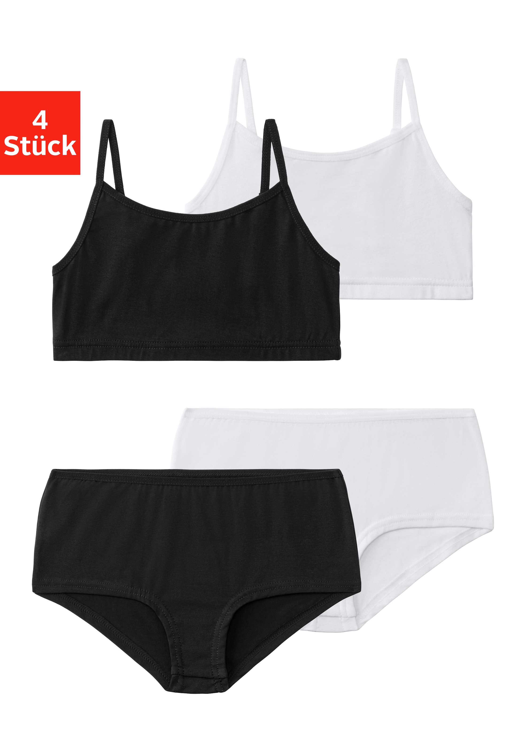 Black Friday Bench. Set: Bustier, (Set, 4 tlg., mit Panty), in schlichter  Optik | BAUR