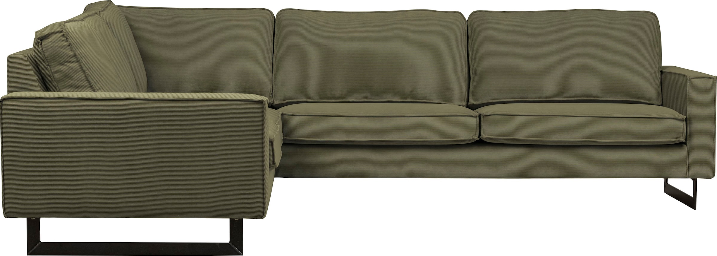 Places of Style Ecksofa "Pinto, 250/290 cm, langer Schenkel, XXL, Ottomane" günstig online kaufen