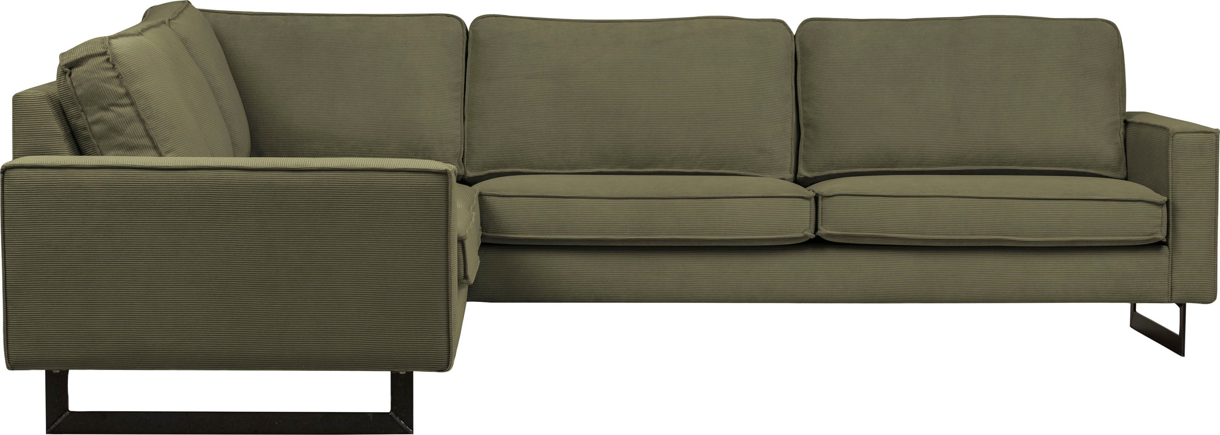 Places of Style Ecksofa "Pinto, XXL, 250/290 cm, langer Schenkel, Ottomane" günstig online kaufen