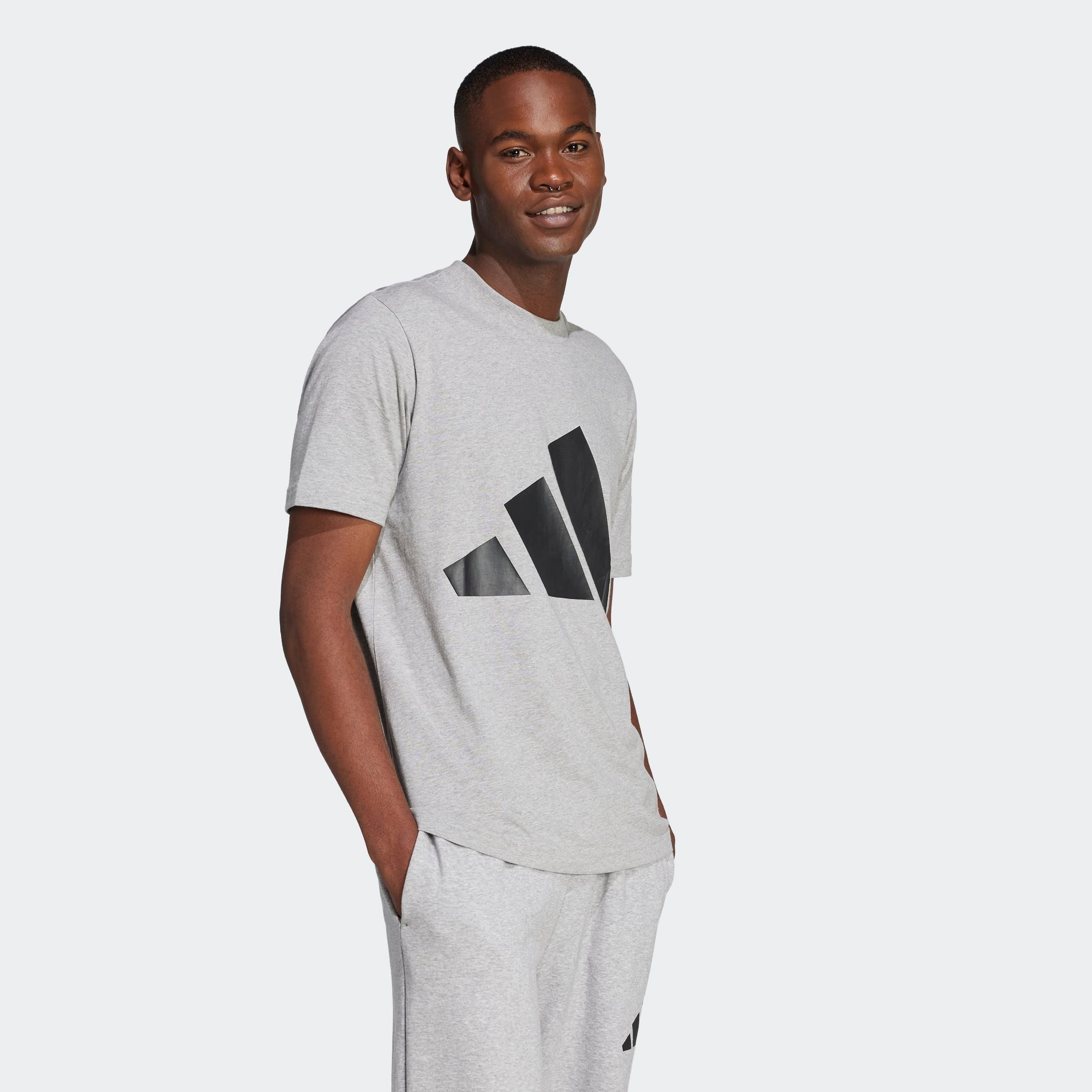 adidas Sportswear T-Shirt "ESSENTIALS BIG LOGO" klassische Silhouette, mit günstig online kaufen