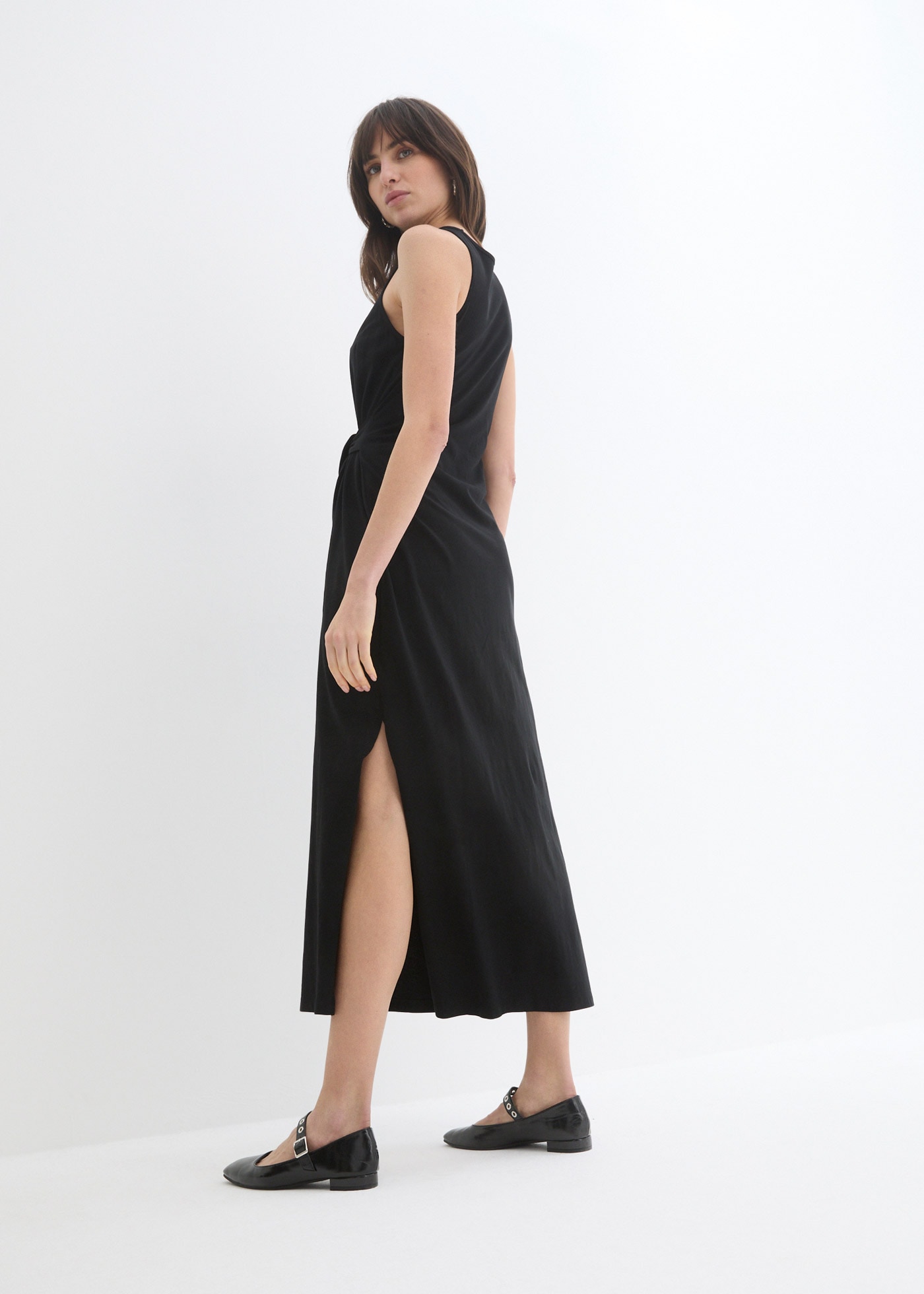 bonprix Maxikleid für verschiedene Anlässe im Alltag, aus reiner Baumwolle, ärmellos