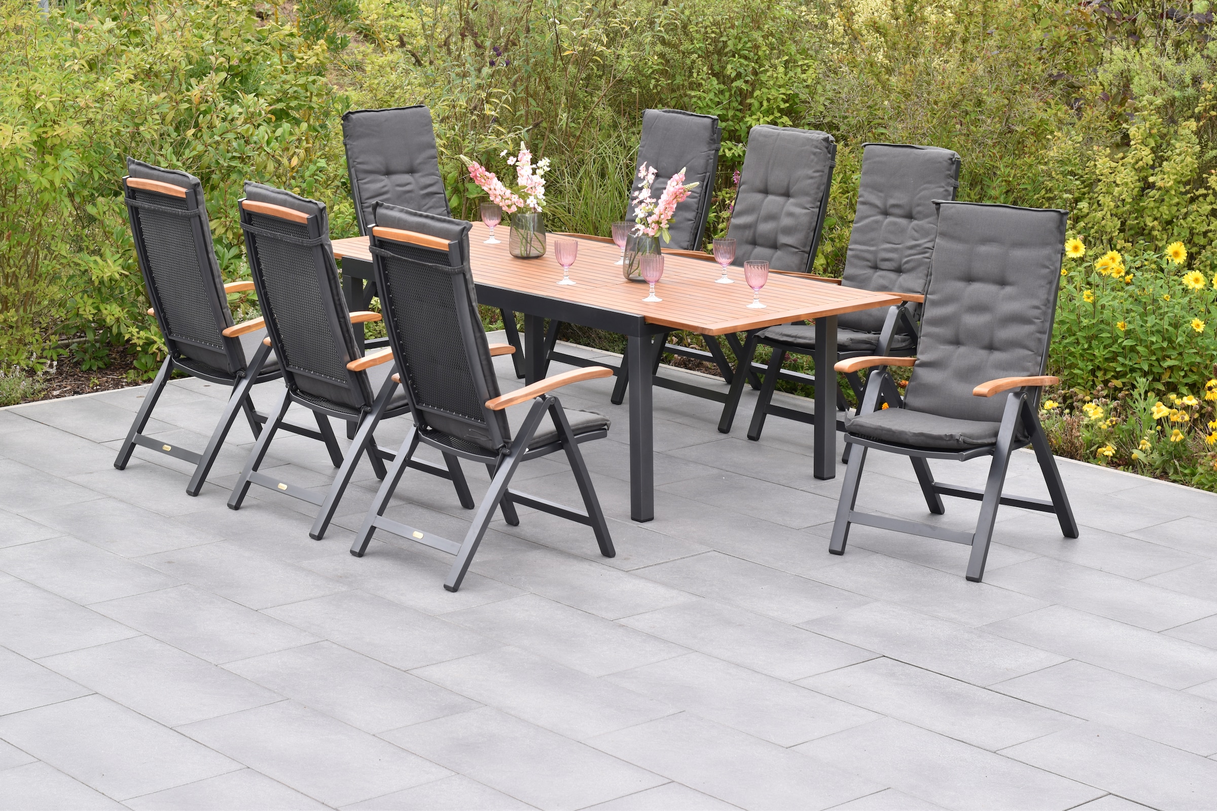 MERXX Garten-Essgruppe »»Tilos«« (Set 17 dal...