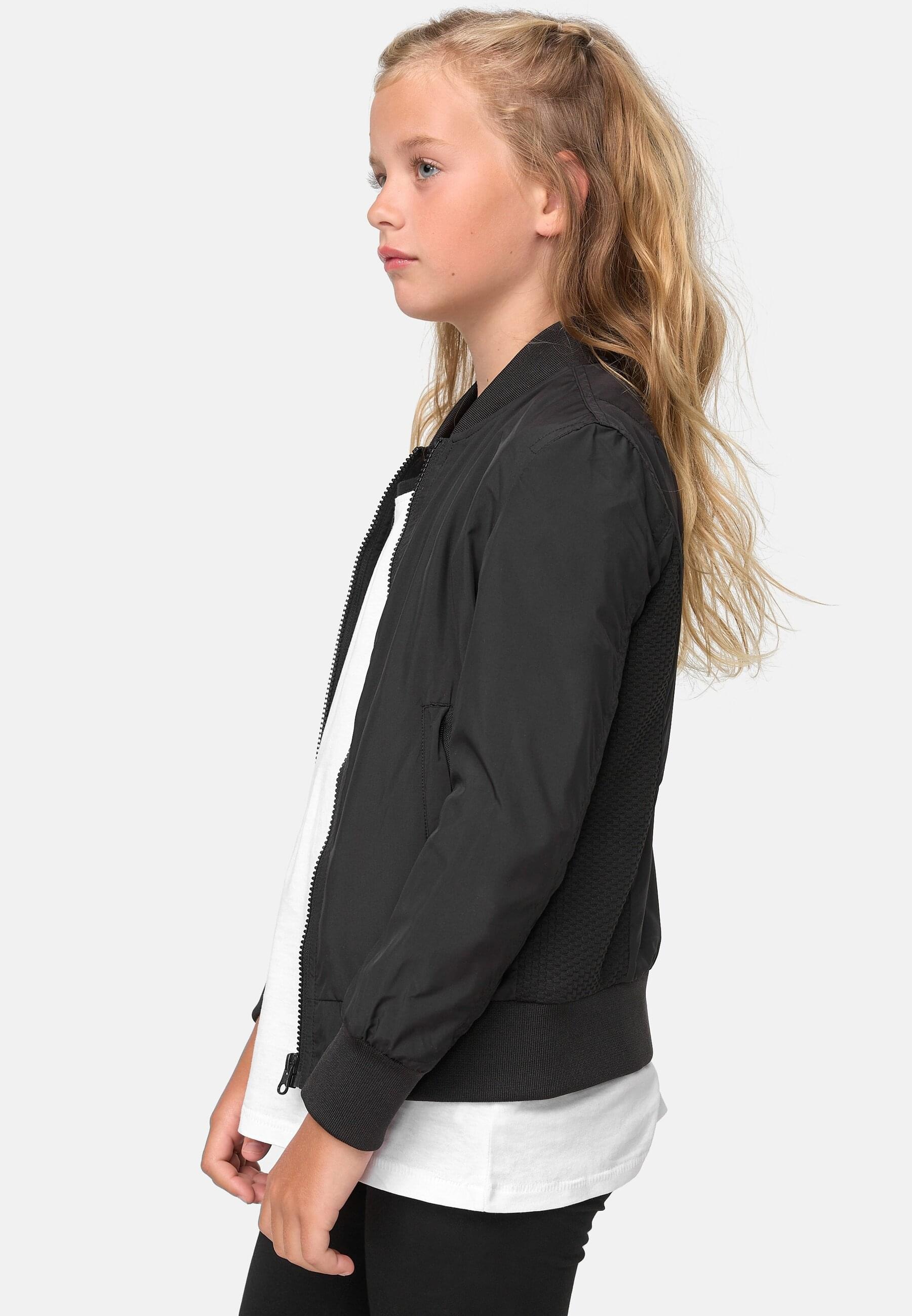 URBAN CLASSICS Anorak »Urban Classics Damen Girls Light Bomber Jacket«, (1 St.), ohne Kapuze