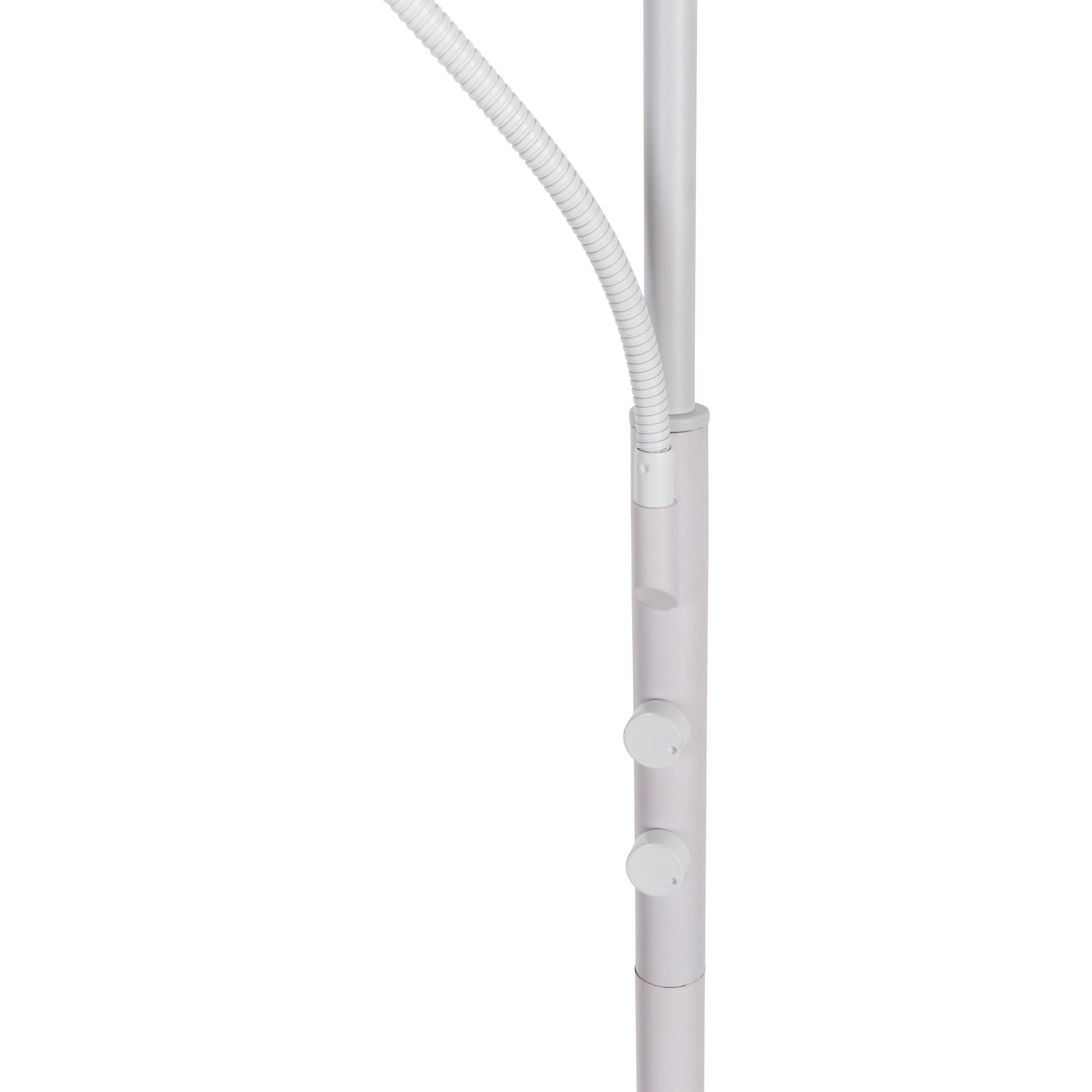 näve LED Stehlampe »Romis« LED-Modul 1 Stk. Warmweiß mit Lesearm, dimmbar per Drehschalter, LED warmweiß, H: 180cm