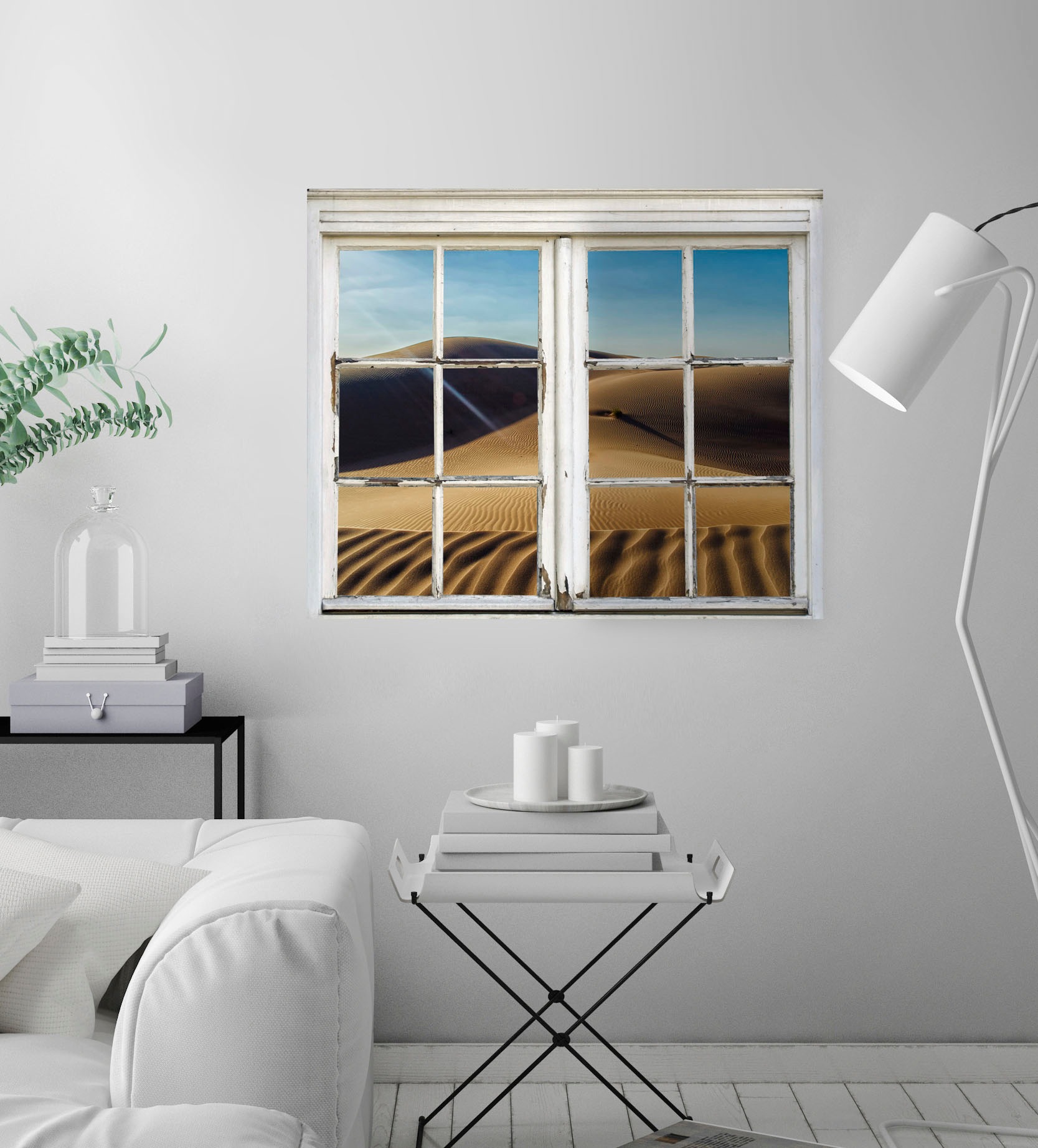 queence Wandsticker »Wüste«, Wandsticker, Wandbild, selbstklebend, Sand, Wüste