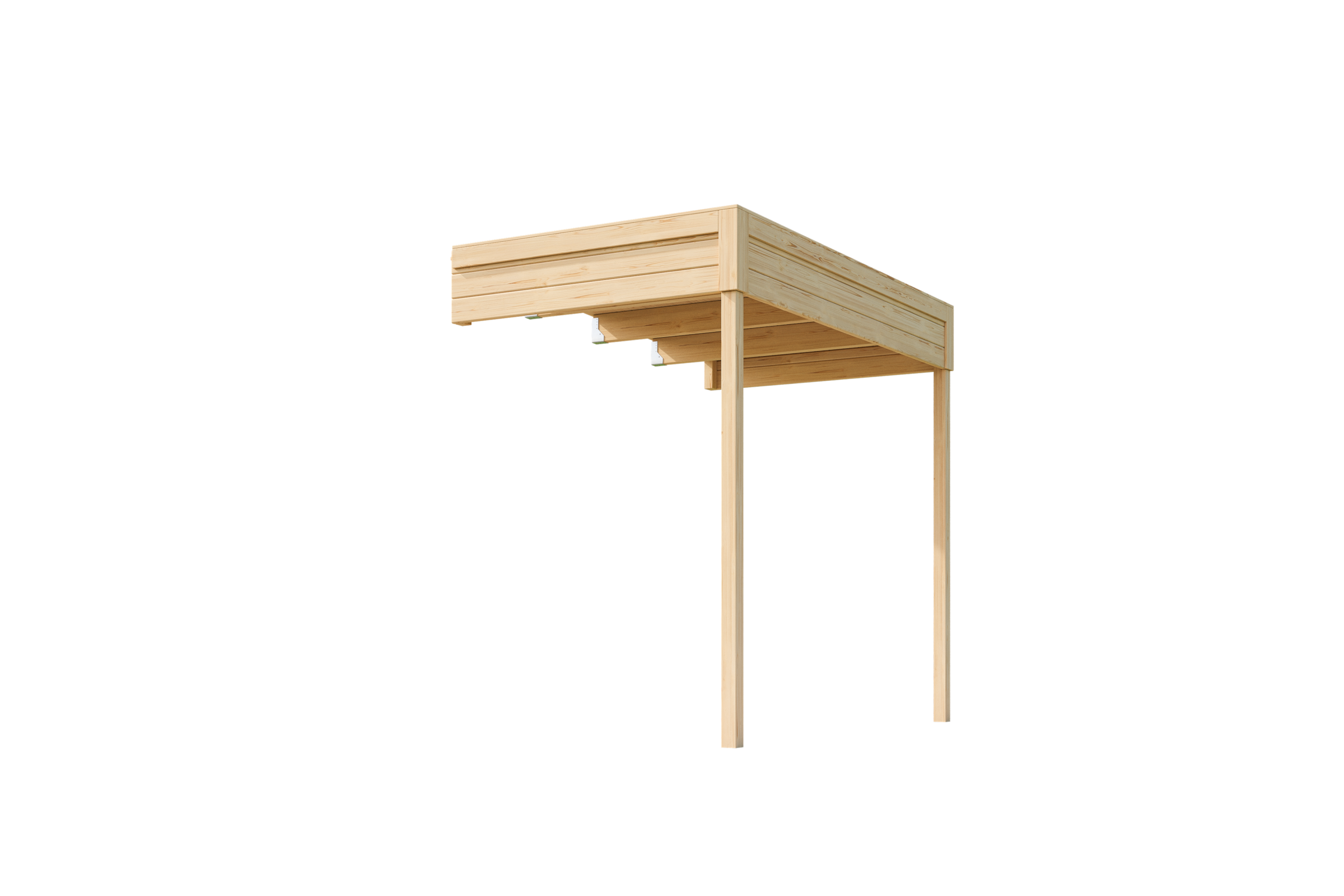 Nordic Holz Gartenhaus-Anbaudach "FELIX FYNN 2 ANBAU", Flachdach günstig online kaufen