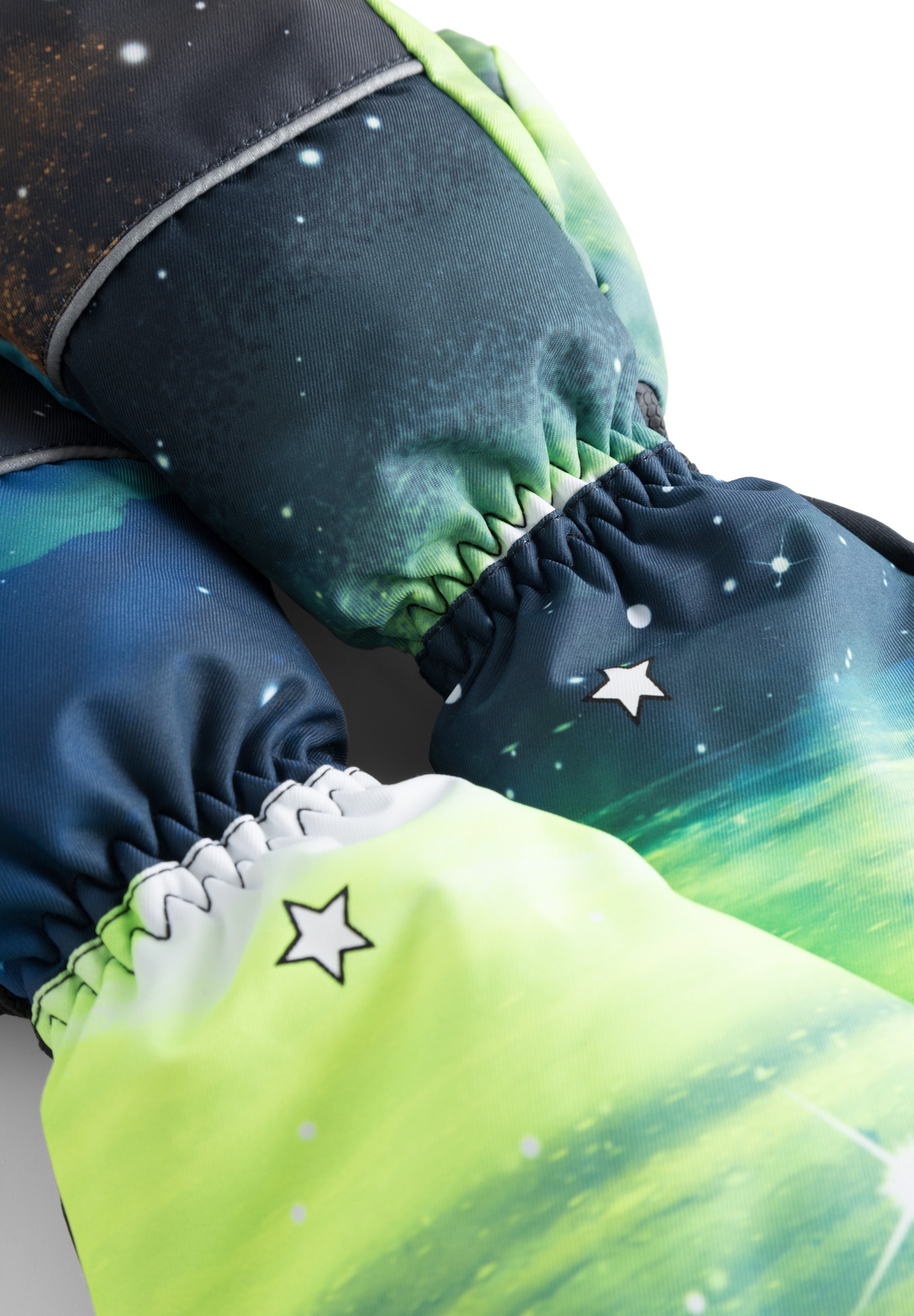 WeeDo Fäustlinge »COSMO Space«, Robuste Fäustlinge mit extra langen Manschetten