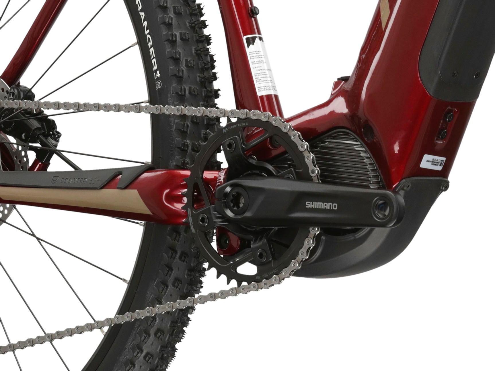 Kross E-Bike »E-MTB Level Boost 2.0 29 Zoll rot«, 11 Gang, Shimano, DEORE M5100, Mittelmotor 250 W