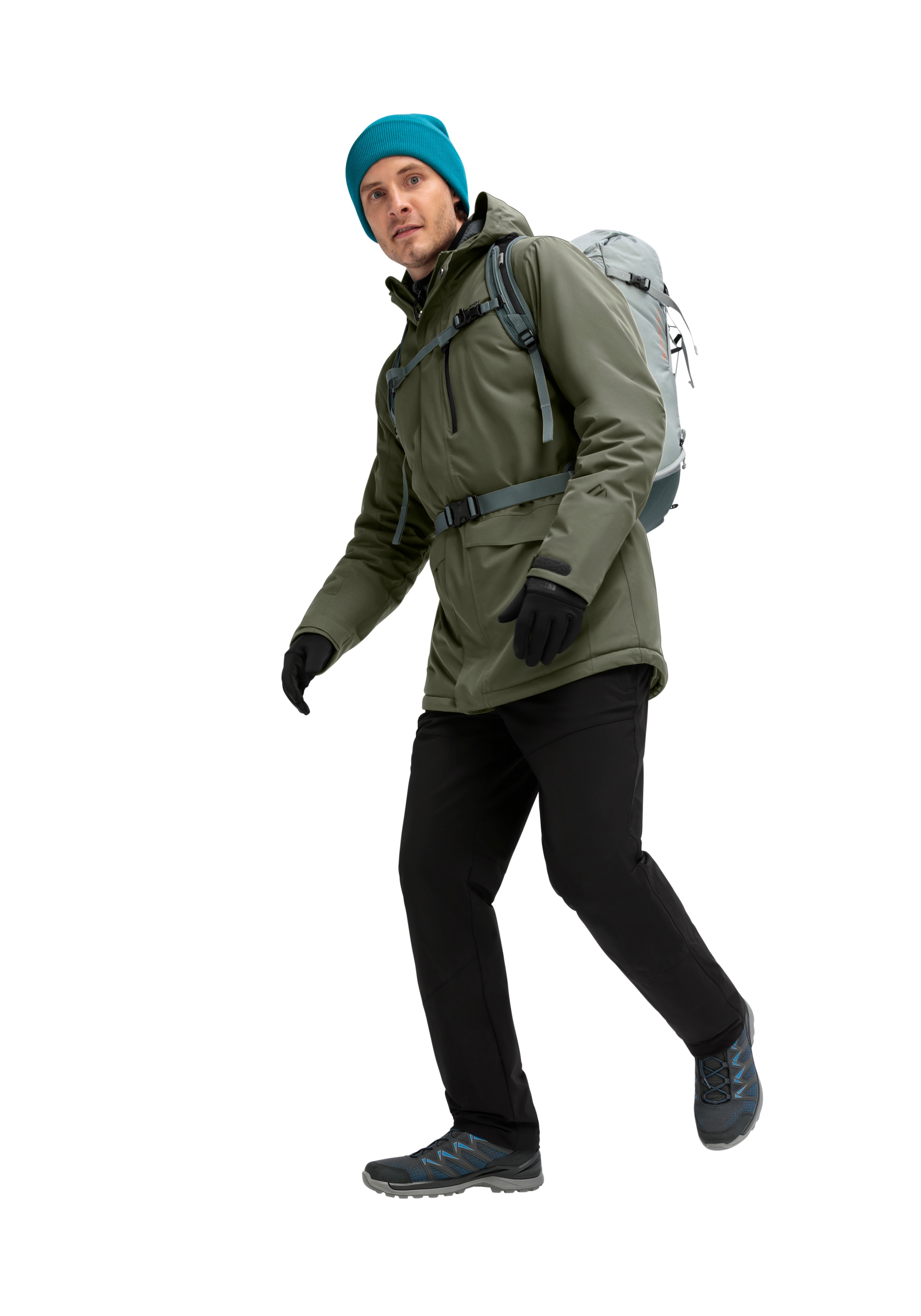 Maier Sports Outdoorjacke »HE-JACKE MTEX EL. PEYOR LONG« mit sportlichem Look, robustes Obermaterial, längere Form