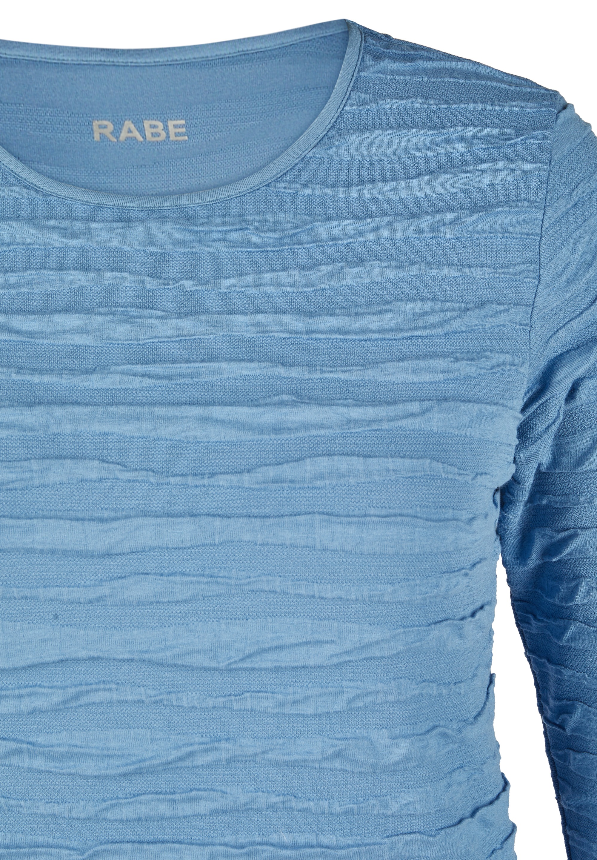 Rabe 3/4-Arm-Shirt, mit Struktur Muster