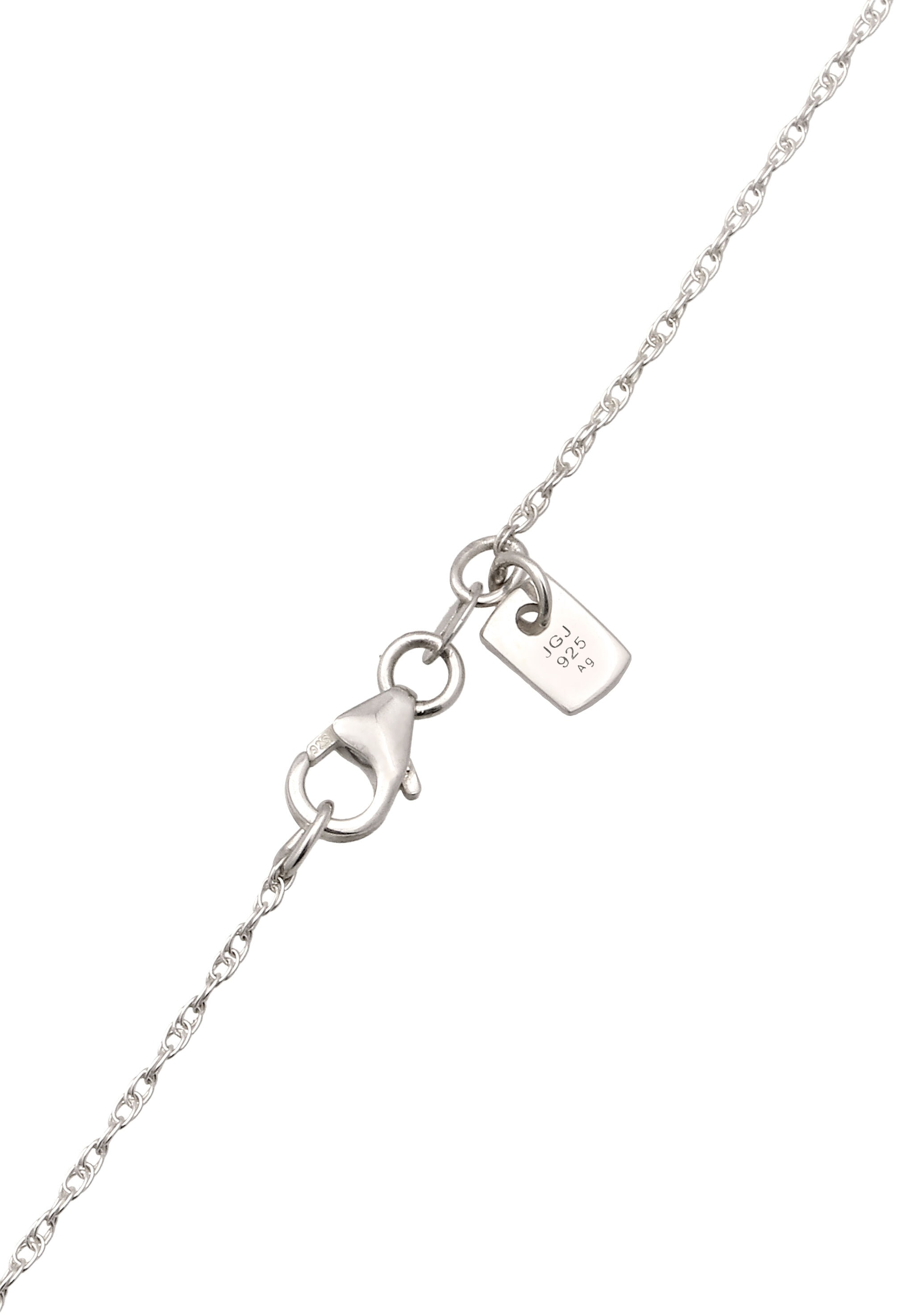 Kuzzoi Kette mit Anhänger »Halskette Lapis Lazuli Blau 925 Sterling Silber«