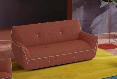 Egoitaliano 2,5-Sitzer "Yuki, extravagantes Design und höchster Sitzkomfort, tolle Details" Solitärmöbel, mit bioelasatische MIcrofaser BOUNCE bezogen