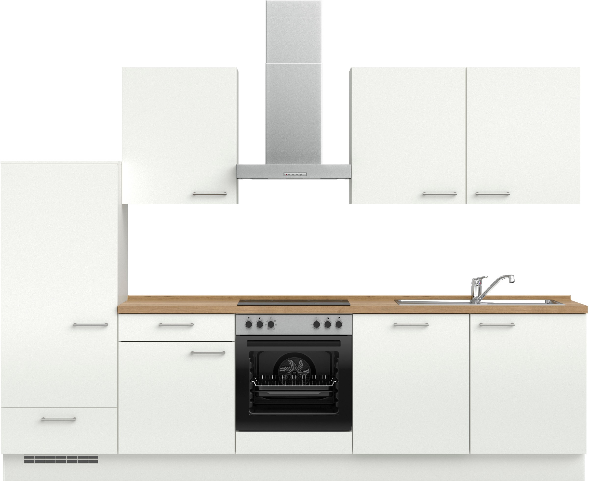 nobilia Küchenzeile ""Laser I", Ausrichtung wählbar, Breite 300 cm" vormont günstig online kaufen