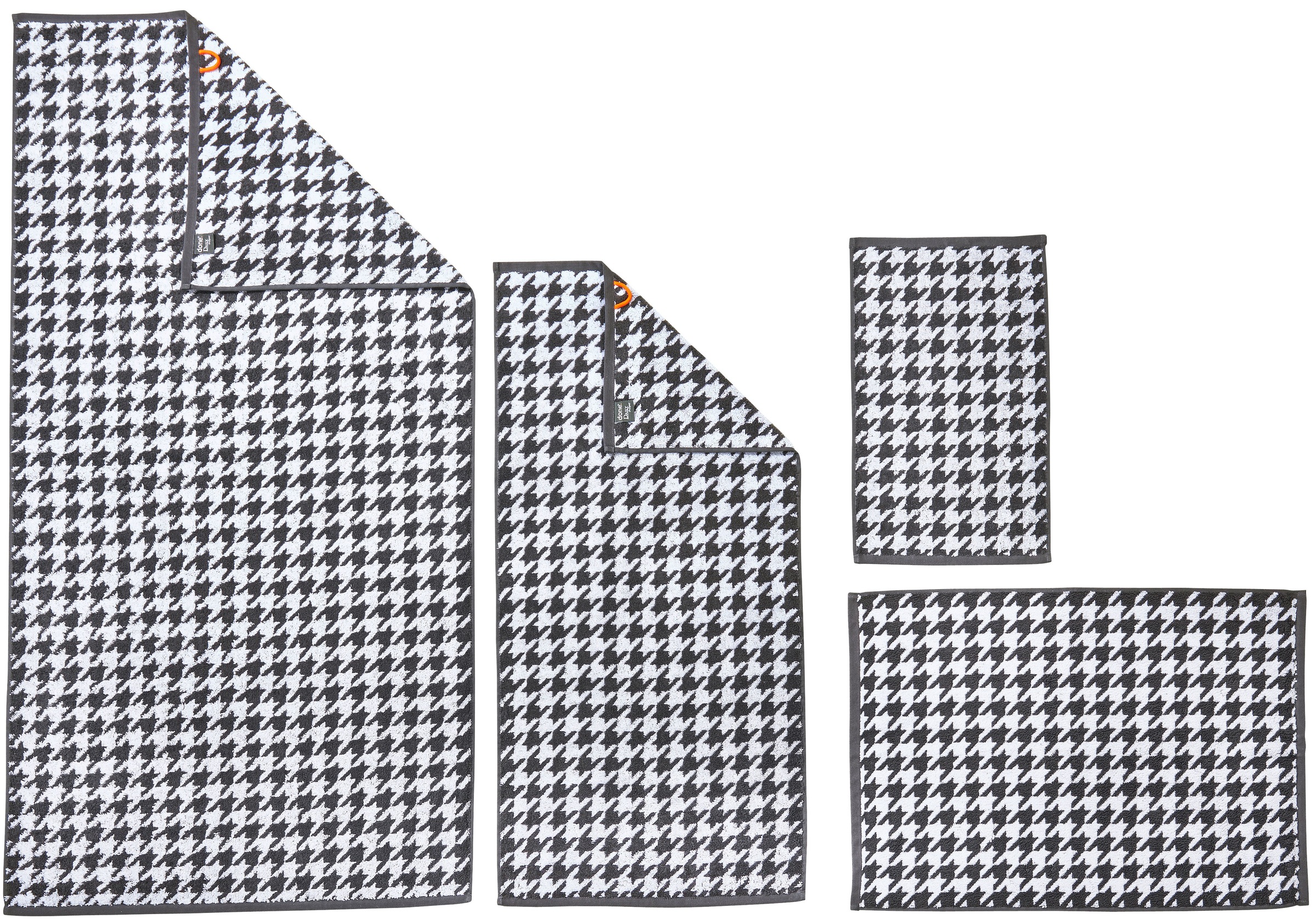 done. Handtuch Set "DAILY SHAPES, 4-teilig, Gästehandtuch," 4 Stk. Jacquard günstig online kaufen