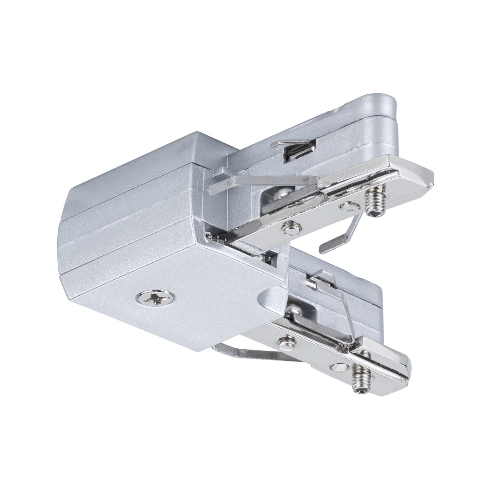 PAULMANN Schienensystem-Verbinder "URail Verbinder L-Stück 62x62mm max. 1000W", B:6,2cm H:1,8cm T:6,2cm, grau, Stromschienensysteme