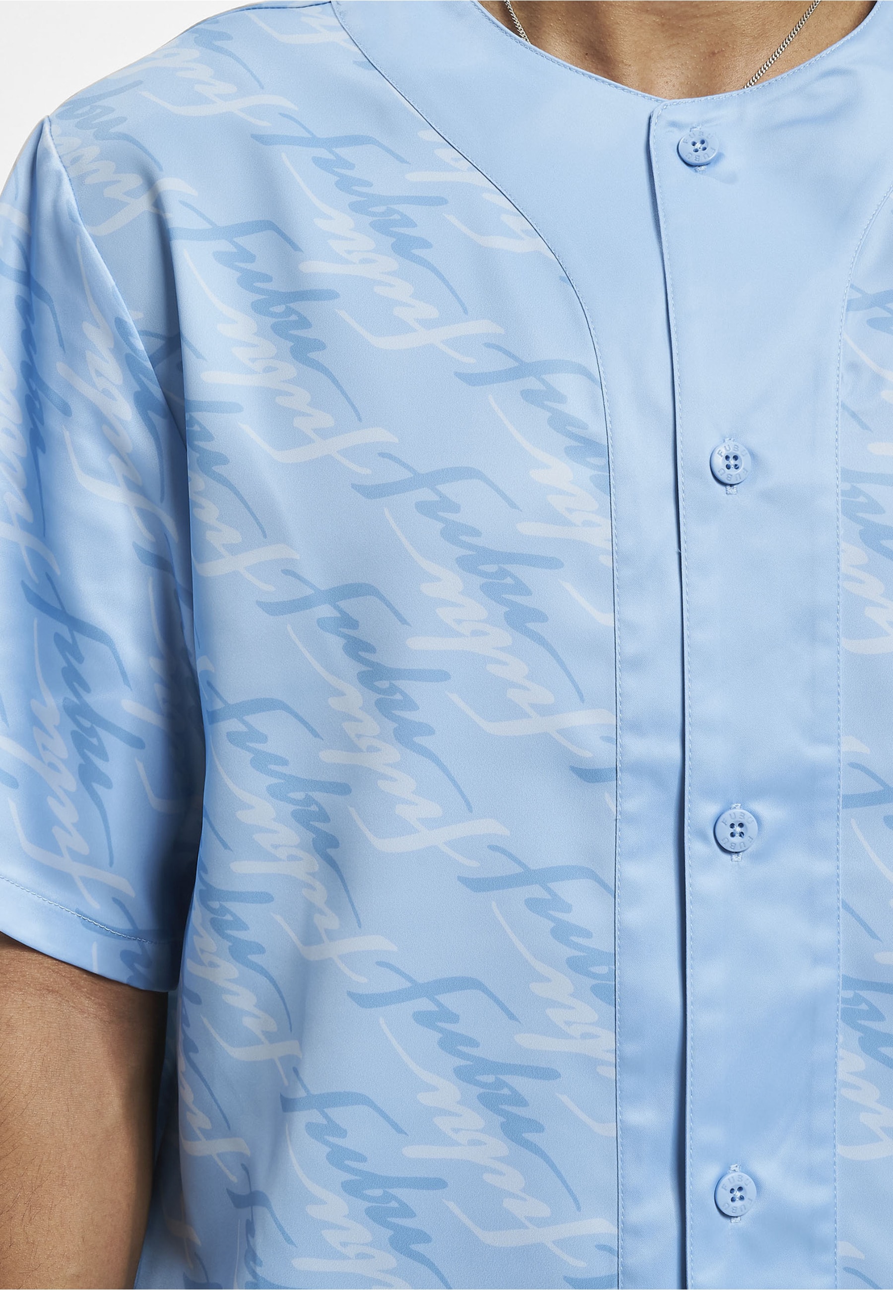 Fubu T-Shirt »Fubu Herren FM232-010-1 FUBU Retro Aop Baseball Jersey« 1 Stk.