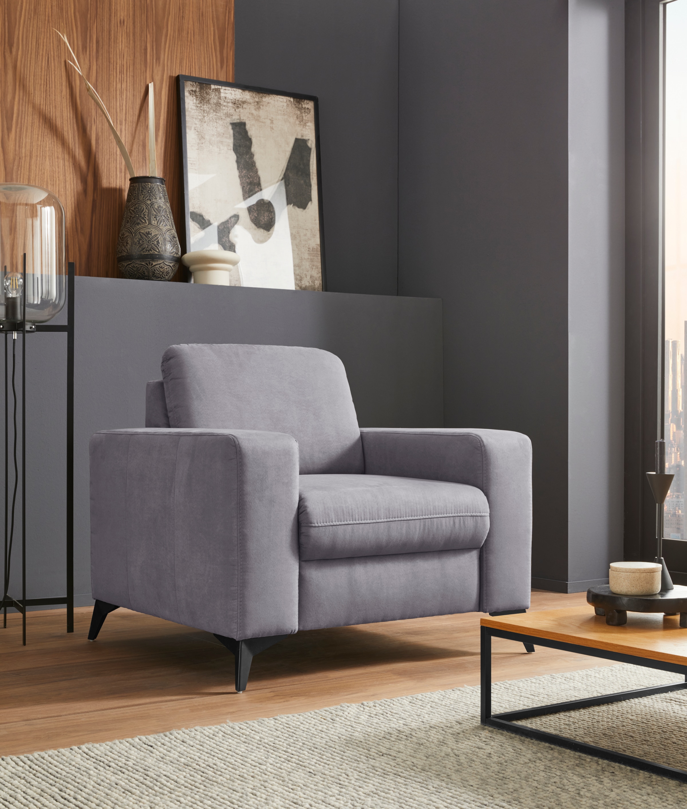 Home affaire Sessel "Lolland" passend zur Serie "Lolland", wahlweise mit fe günstig online kaufen