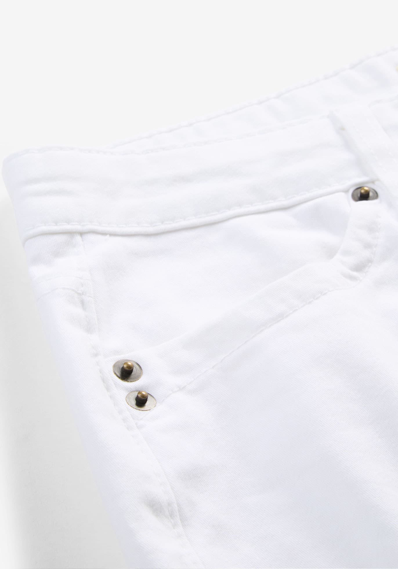 bonprix Straight-Jeans »Straight Jeans Mid Waist, Stretch« Regular Fit, mit Aufschlag, im Five-Pocket-Style