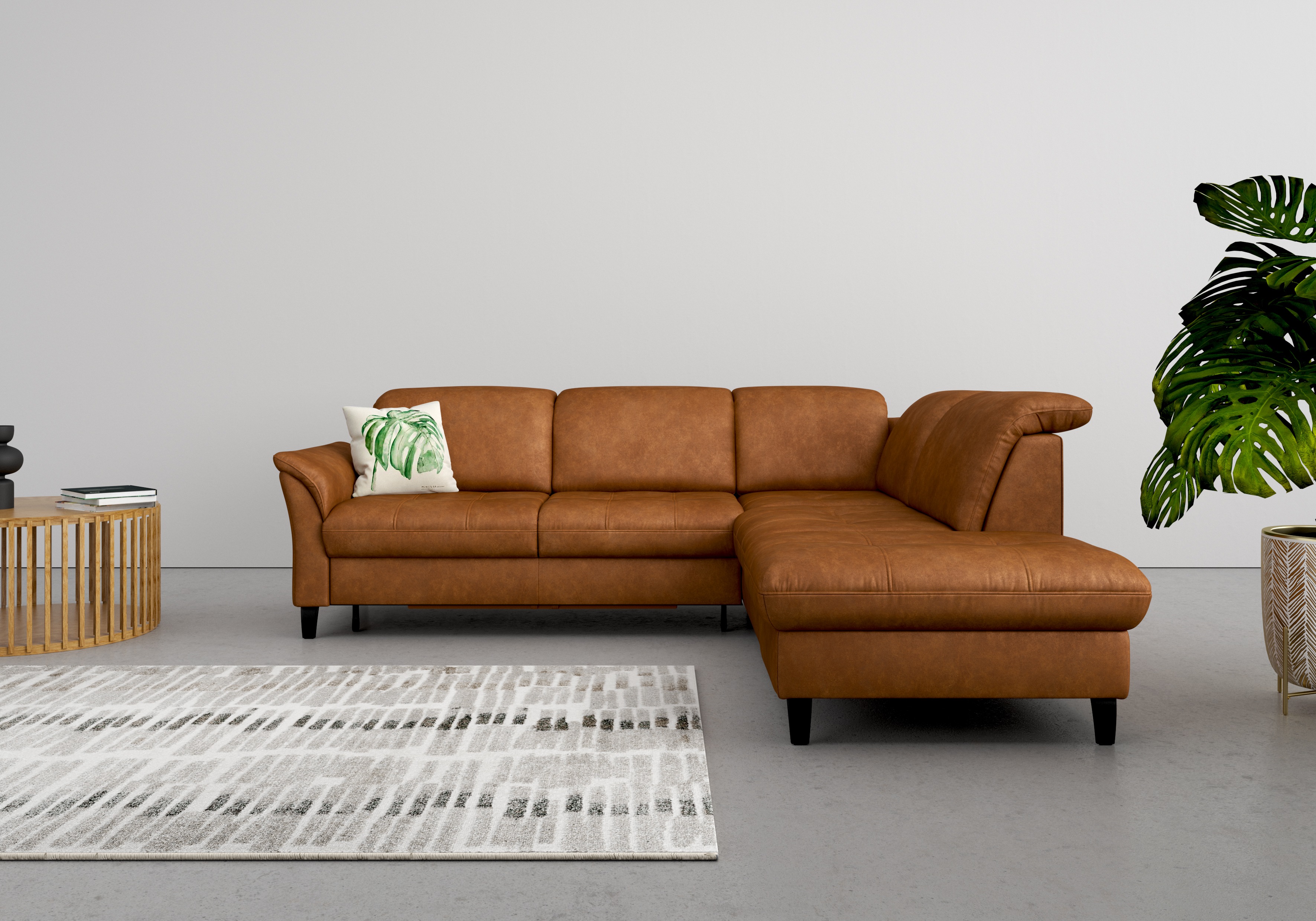 Thumbnail - sit&more Ecksofa "Maggiore L-Form" wahlweise mit Kopfteilverstellung, Bettfunktion und Stauraum