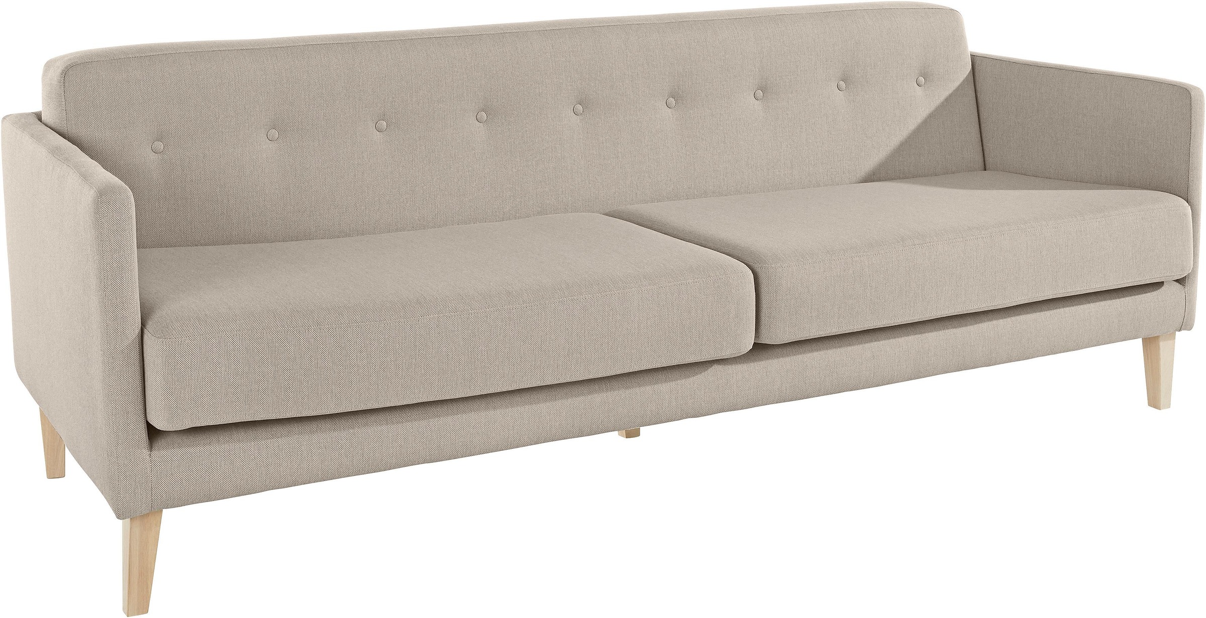 andas 3-Sitzer »Raadal«, in skandinavischem Design, Knopfheftung, Design by Morten Georgsen