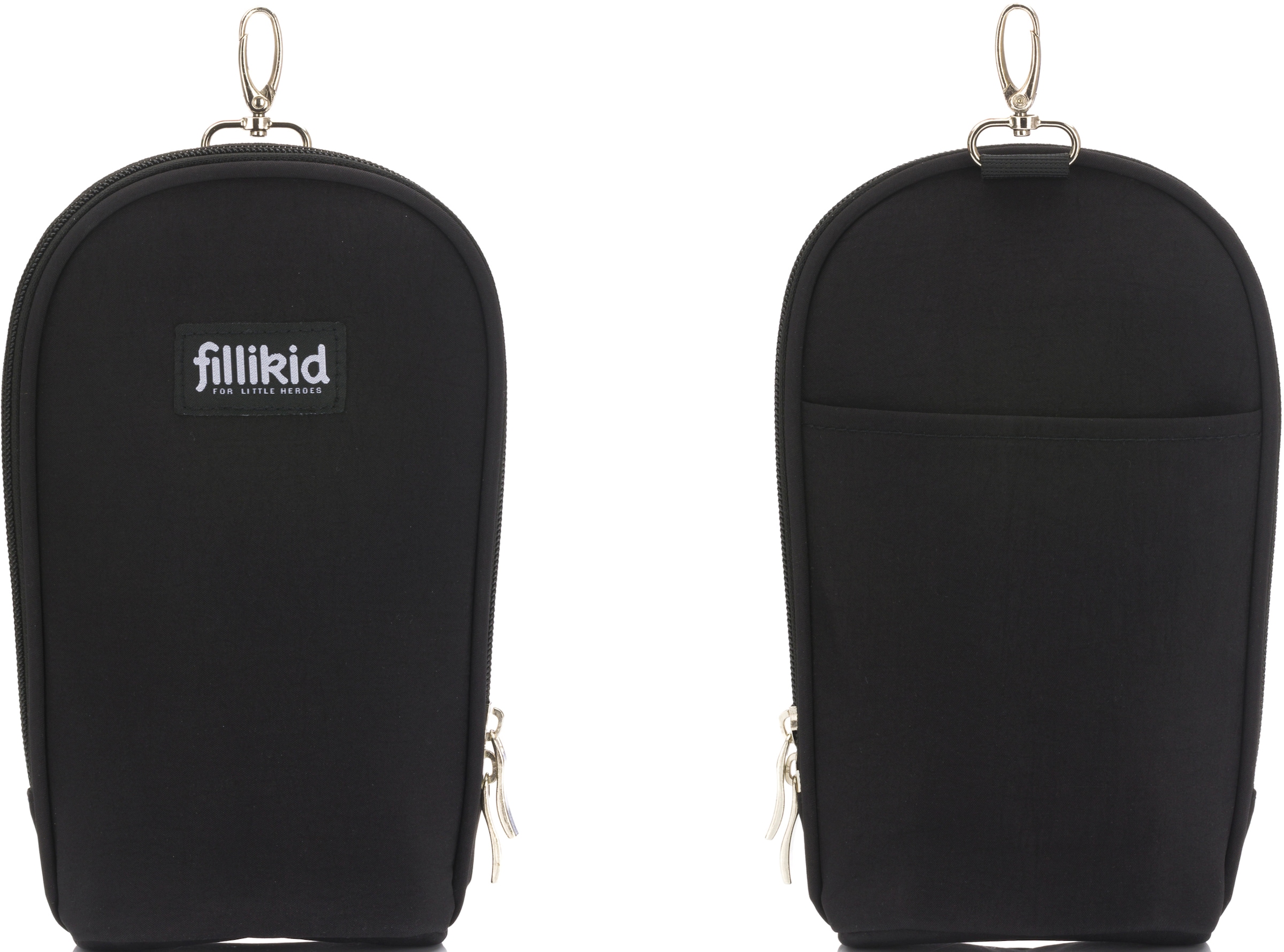 Fillikid Wickeltasche »Palma, schwarz«, mit Thermotasche und Wickelunterlage