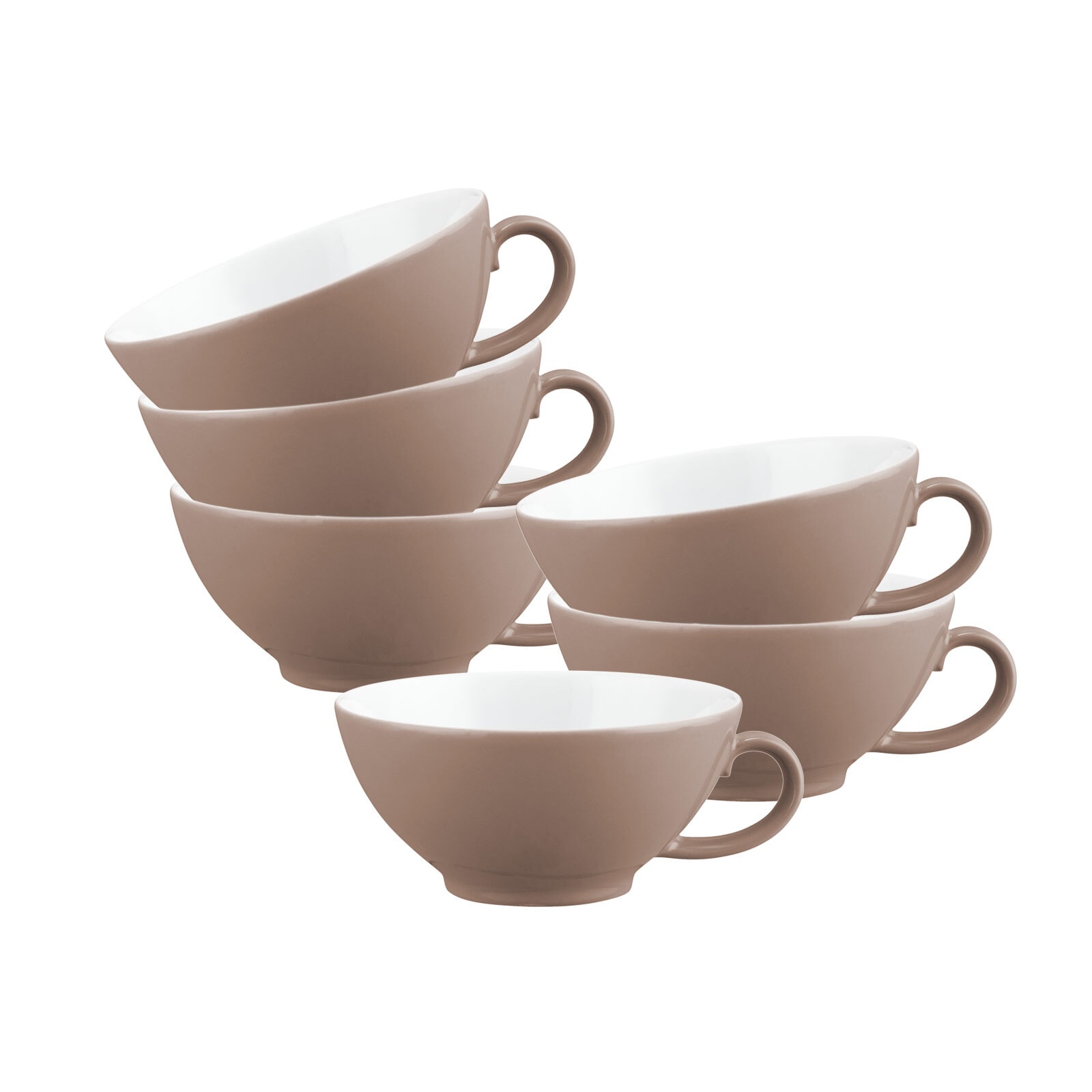 Seltmann Weiden Tasse "Teetassen Liberty Pure Colors 140 ml 6er Set" Spülmaschinenfest, Mikrowellensicher, Ofenfest