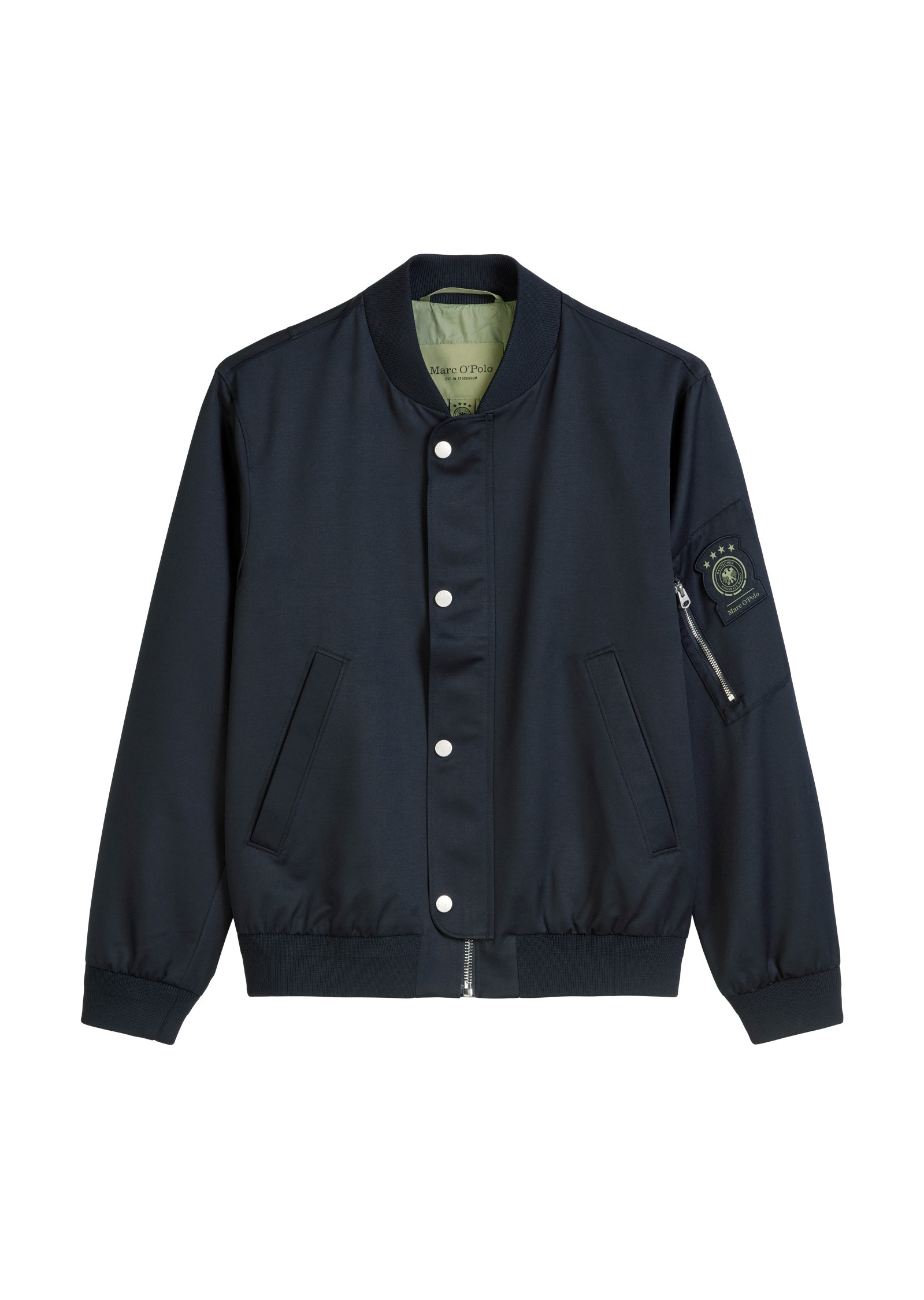 Marc O'Polo Outdoorjacke »aus wasserabweisendem Micro-Canvas«, ohne Kapuze