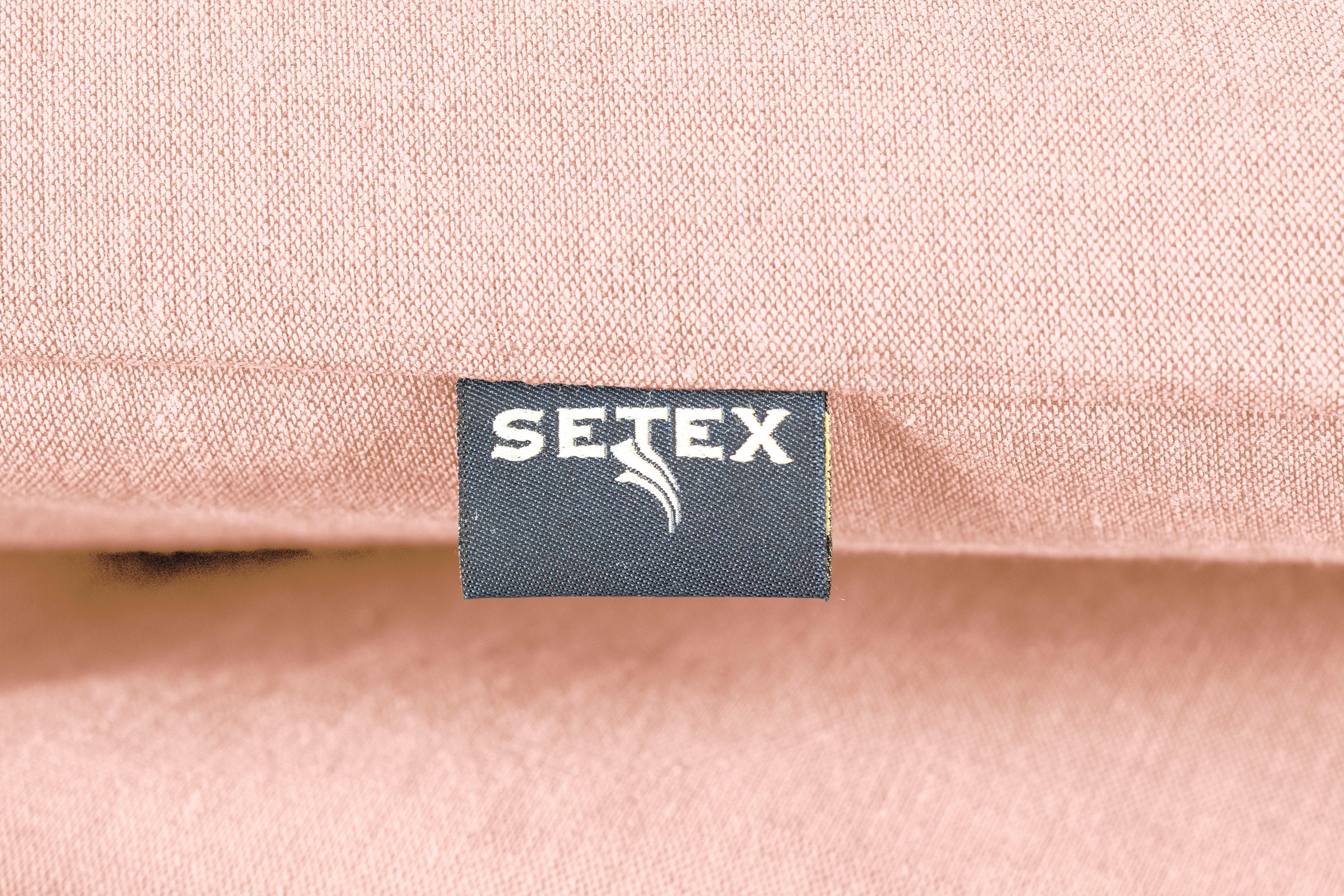 SETEX Bettwäsche »Setex Halbleinen«, (3 tlg.), Halbleinen Qualität (55% Leinen, 45% Baumwolle), mit Reißverschluss