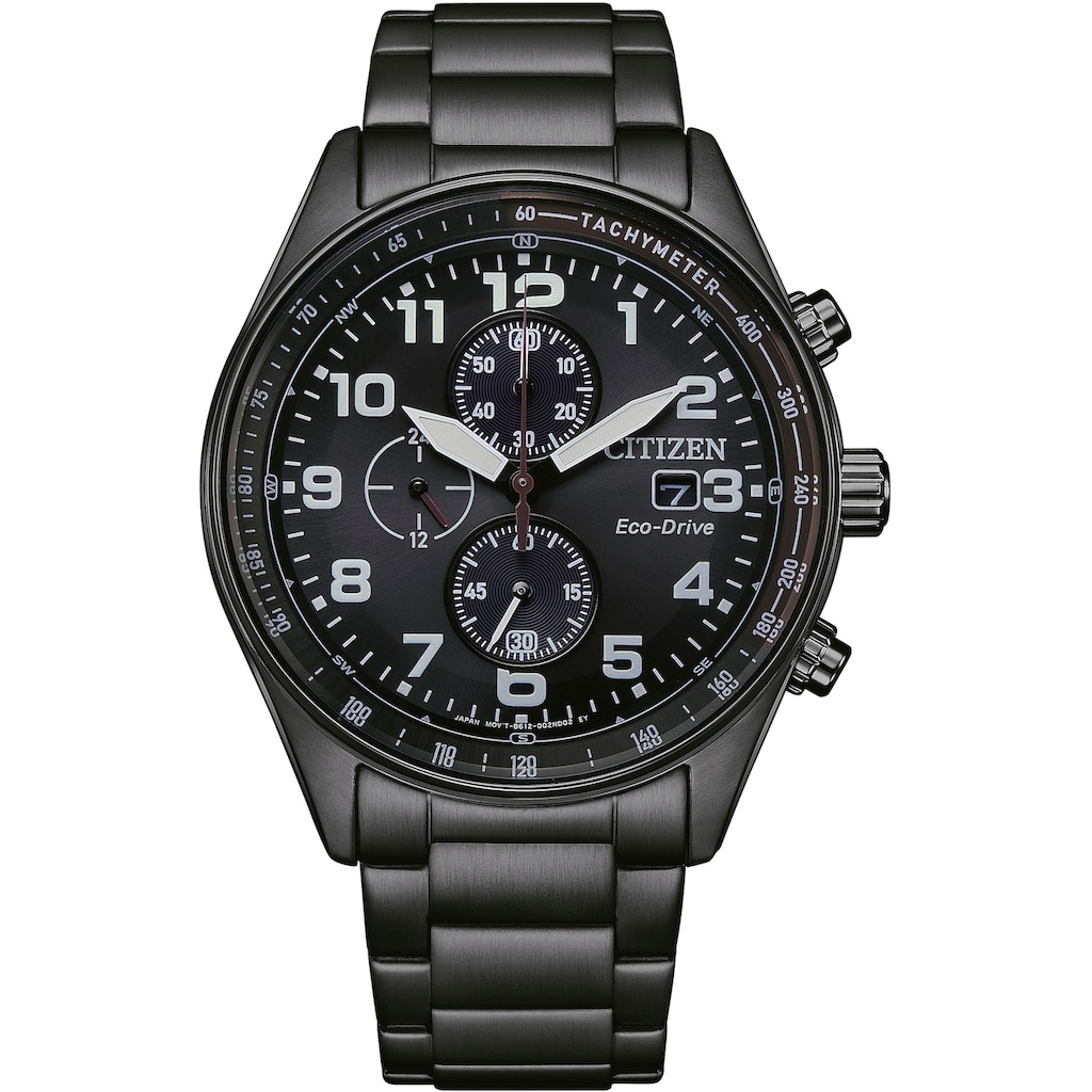 Citizen Chronograph »CA0775-79E«, Armbanduhr, Herrenuhr, Solar, Stoppfunktion