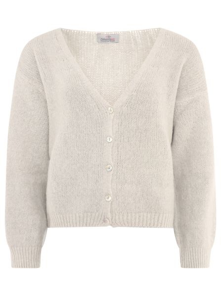 Zwillingsherz Strickjacke "Uni" One Size, Langarm, günstig online kaufen