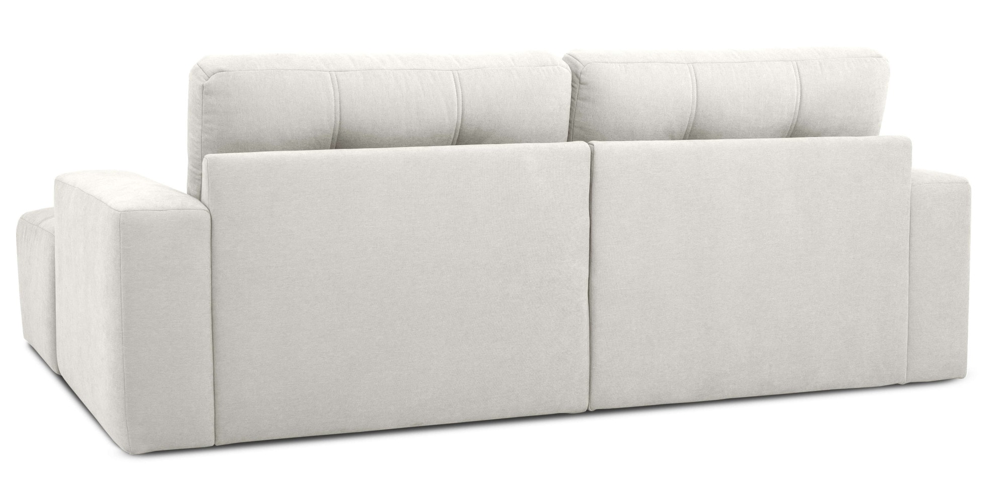 Home affaire Ecksofa »Tournon, Lounge-sofa, Breite 221 cm«, Chenille, mit Knopf- und Doppelsteppung, elegantes Aussehen