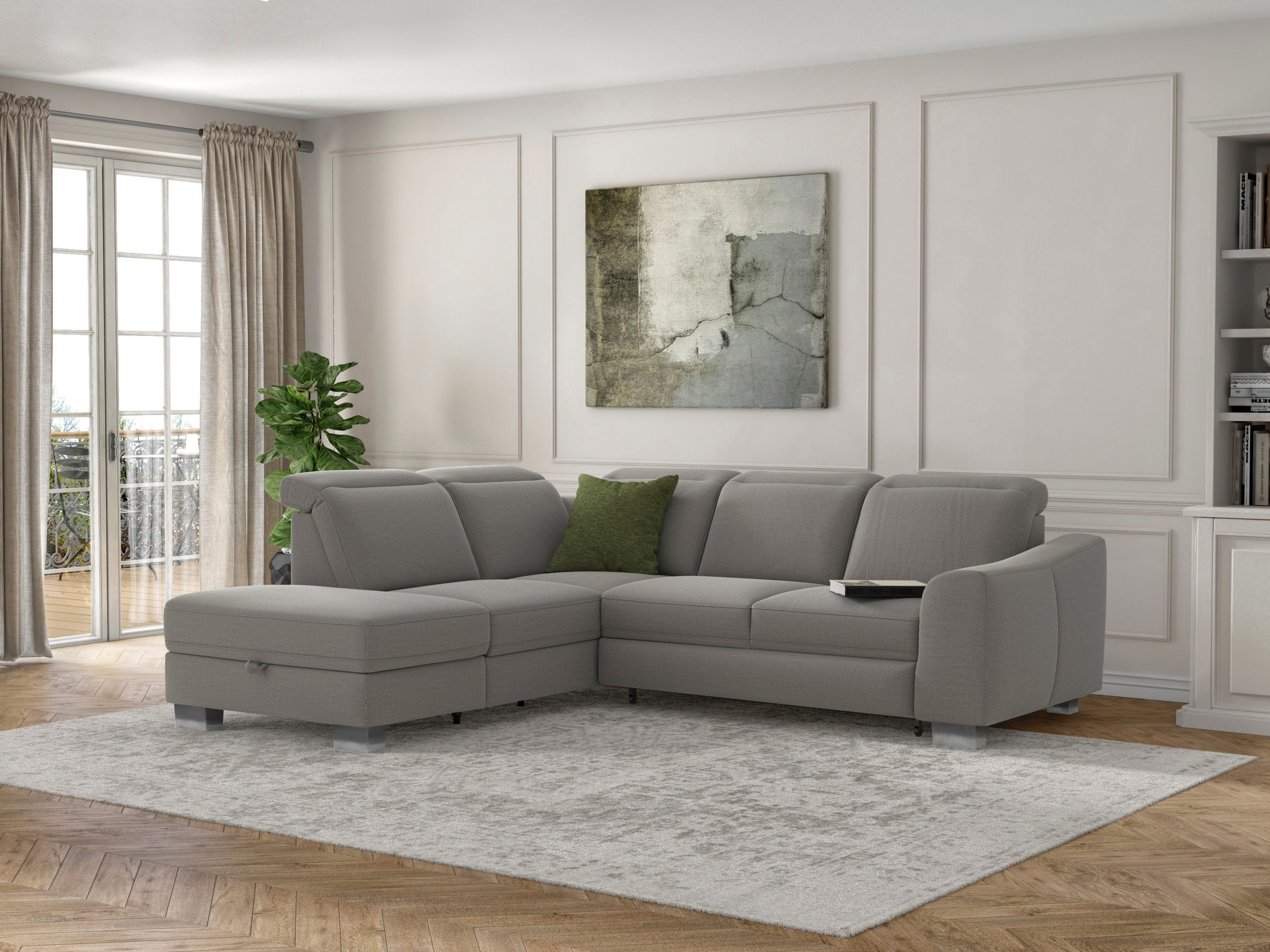 sit&more Sit&more Ecksofa »Dundee L-Form« su Fe...
