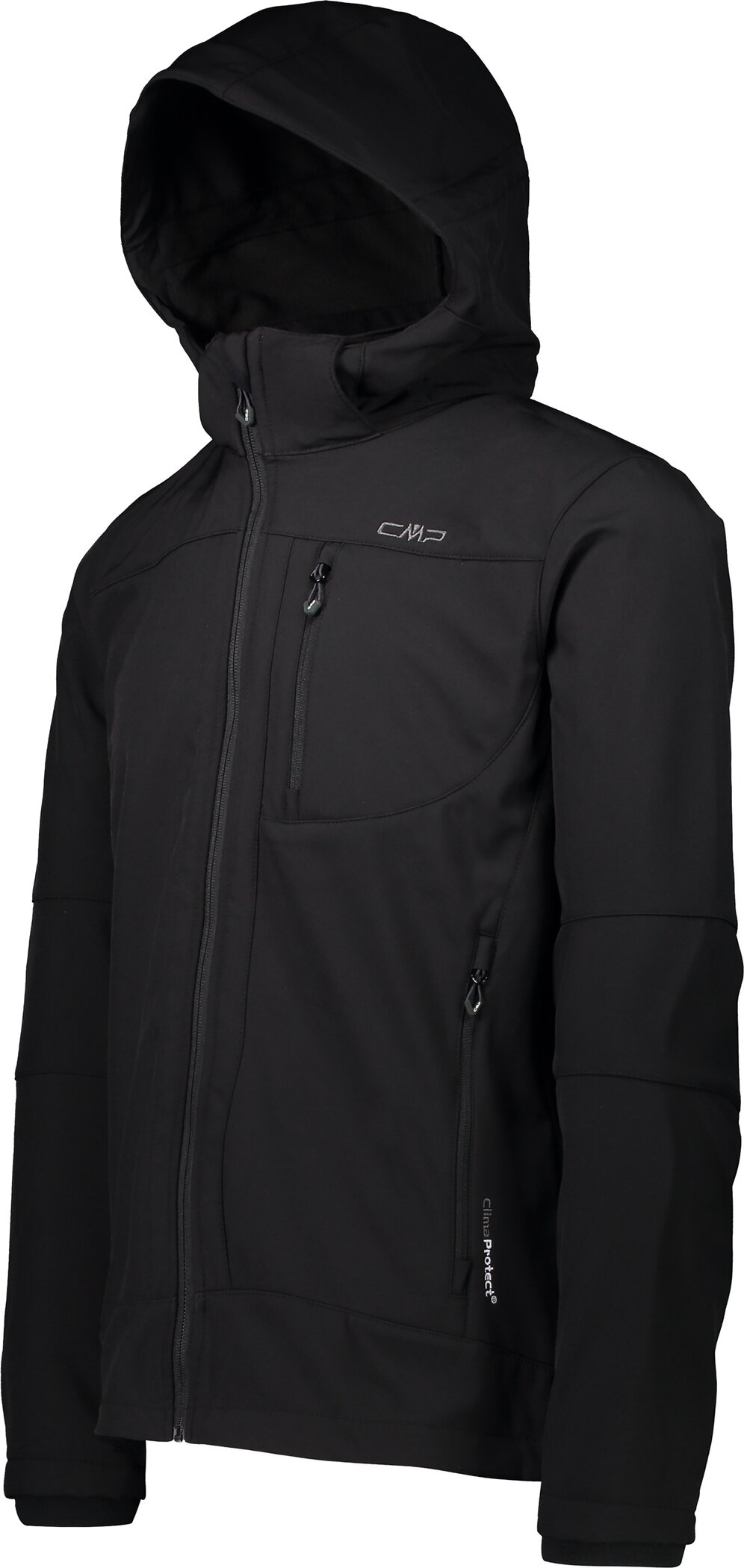 CMP Softshelljacke, (1 St.), mit Kapuze, Wasserabweisend & Winddicht & Atmungsaktiv