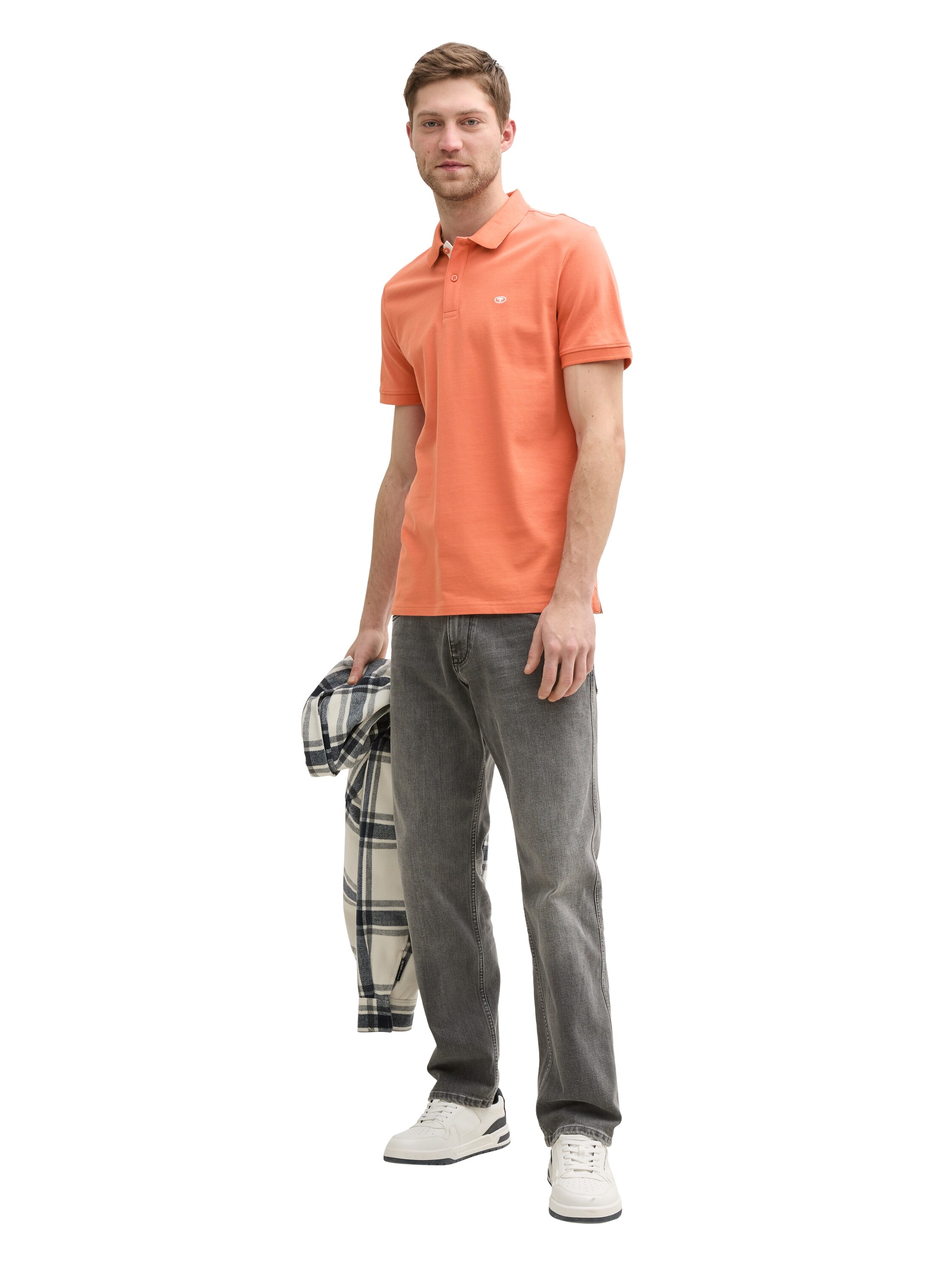 TOM TAILOR Poloshirt, mit Knopfleiste und Logo