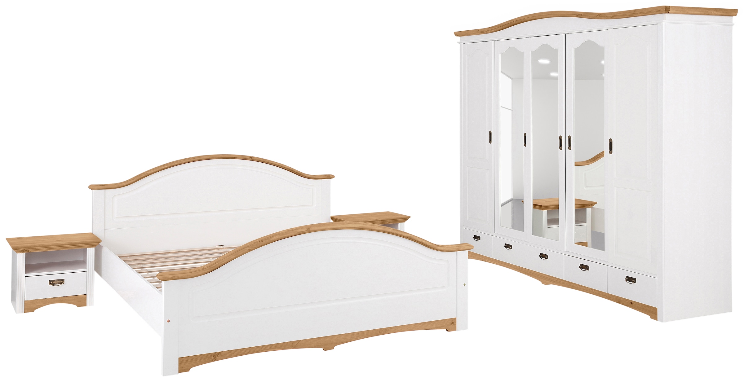 OTTO home Schlafzimmer-Set ""Konrad", komplettes Schlafzimmer mit großem Sc günstig online kaufen