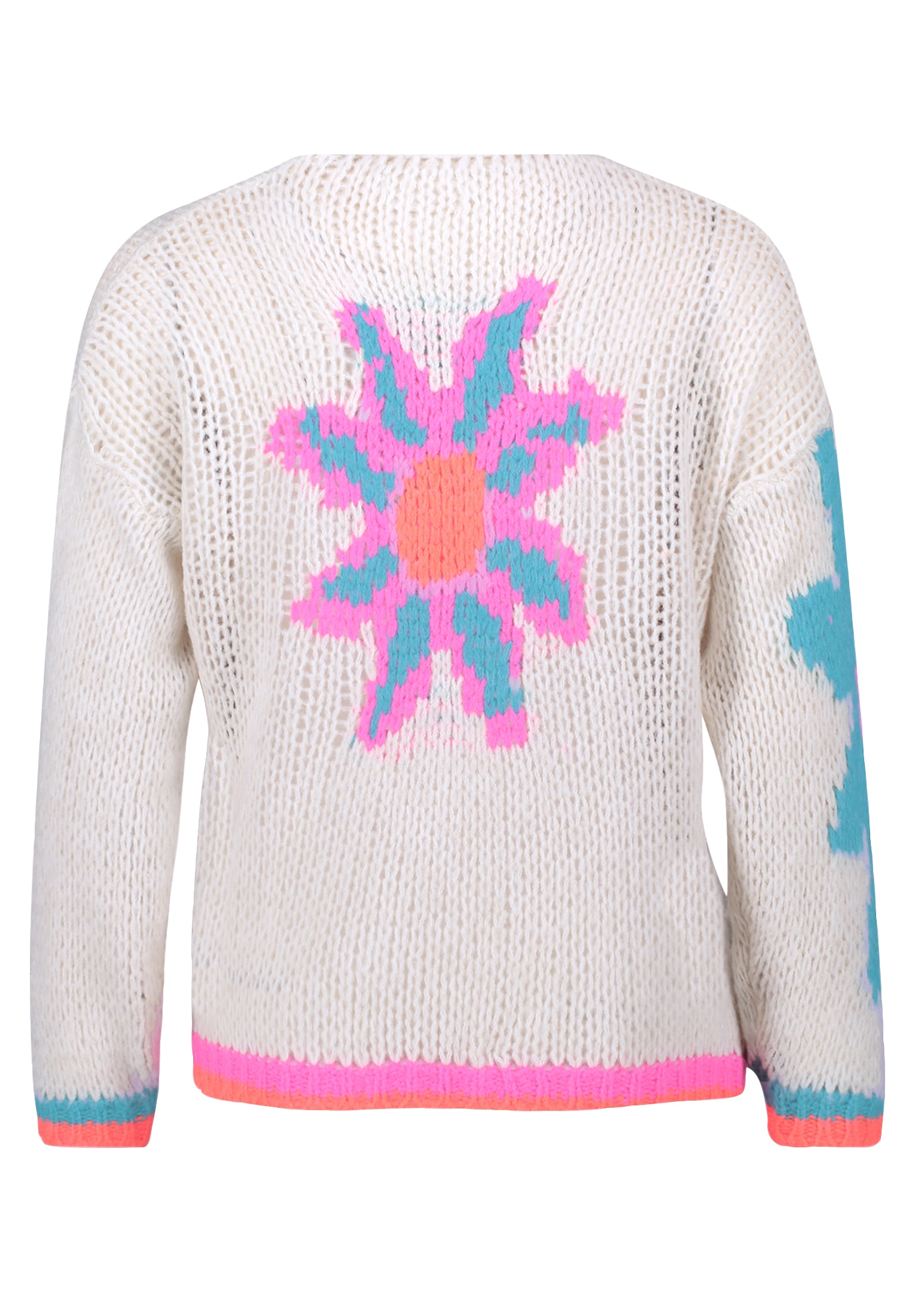 Cartoon Strickjacke »Cartoon Strick-Cardigan mit Intarsie«, Rippbündchen