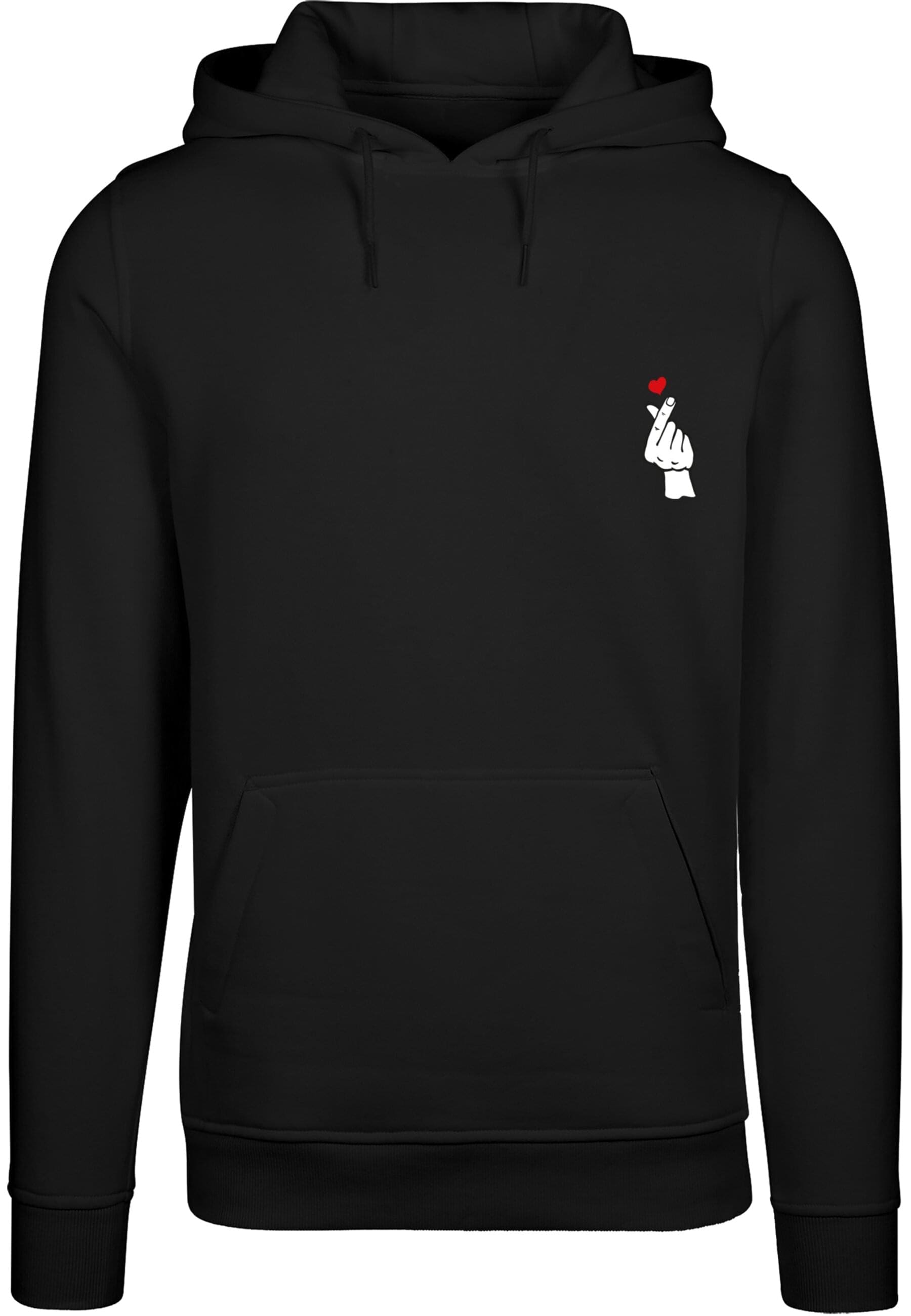 MisterTee Kapuzensweatshirt "MisterTee Love Sign 2.0" 1 Stk. tlg. günstig online kaufen
