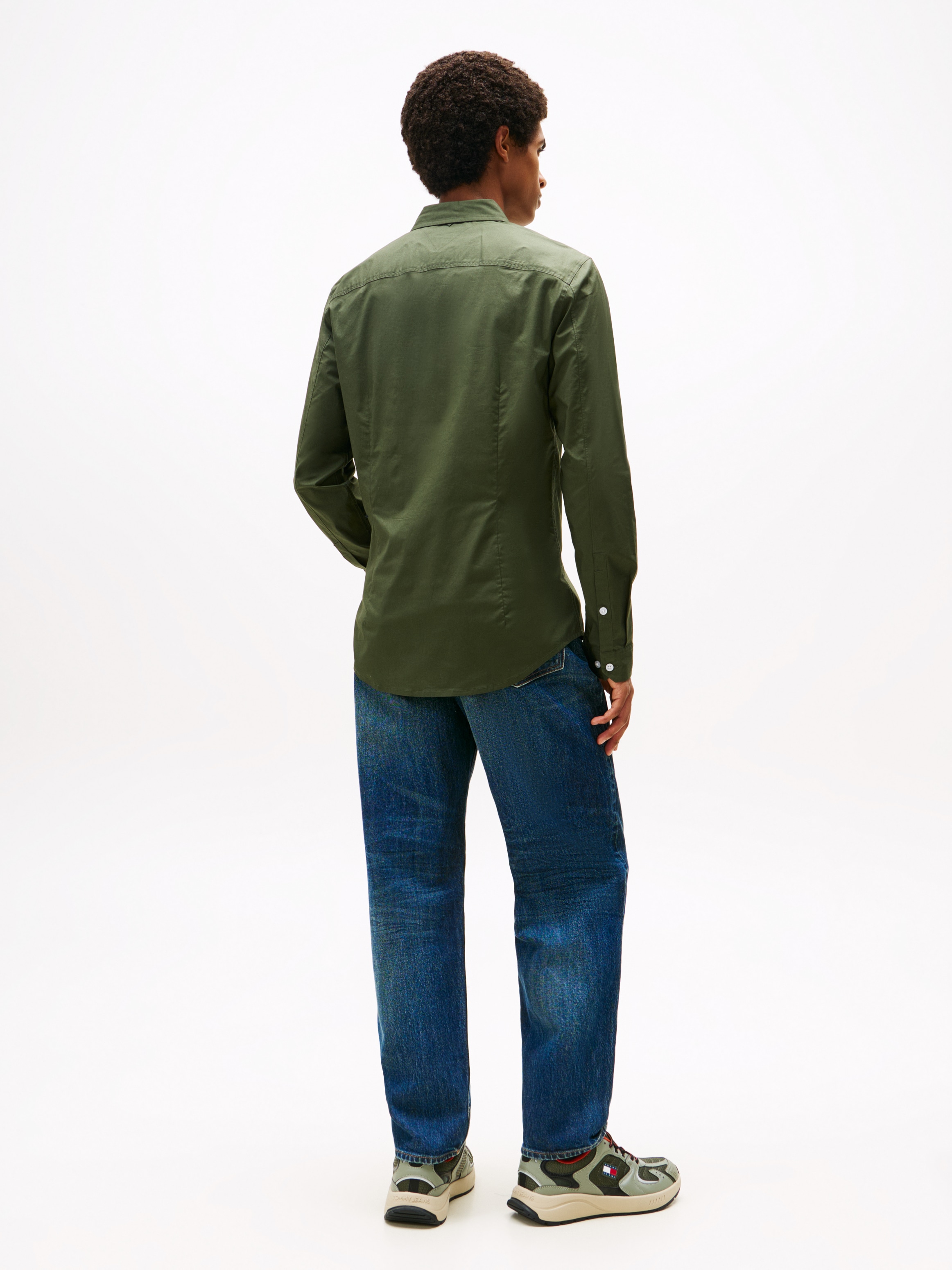Tommy Jeans Langarmhemd »Sabim Stretch Hemd Shirt«, Stretch Hemd, Premium, Slim Fit, mit Elasthan