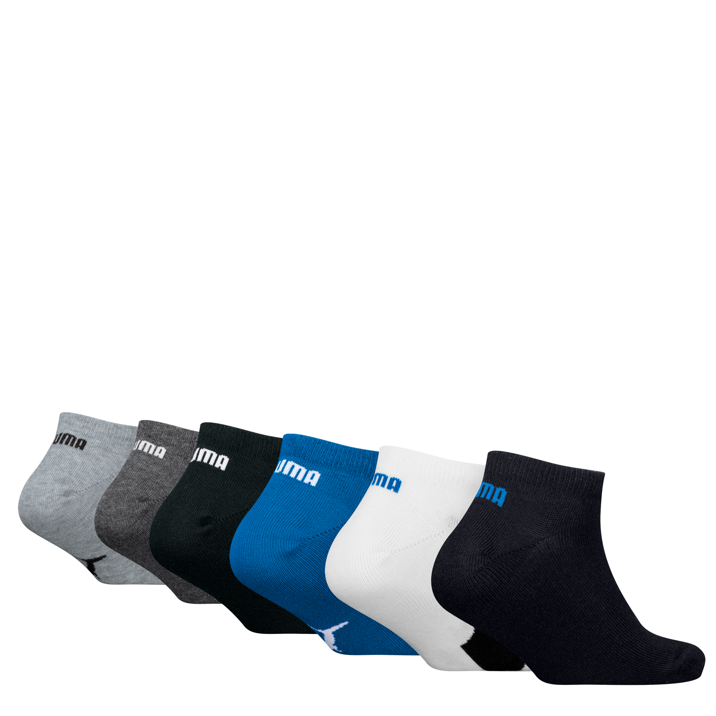 PUMA Sneakersocken »PUMA KIDS BWT SNEAKER 6P ECOM«, (6er-Pack), mit verstärkten Nähten