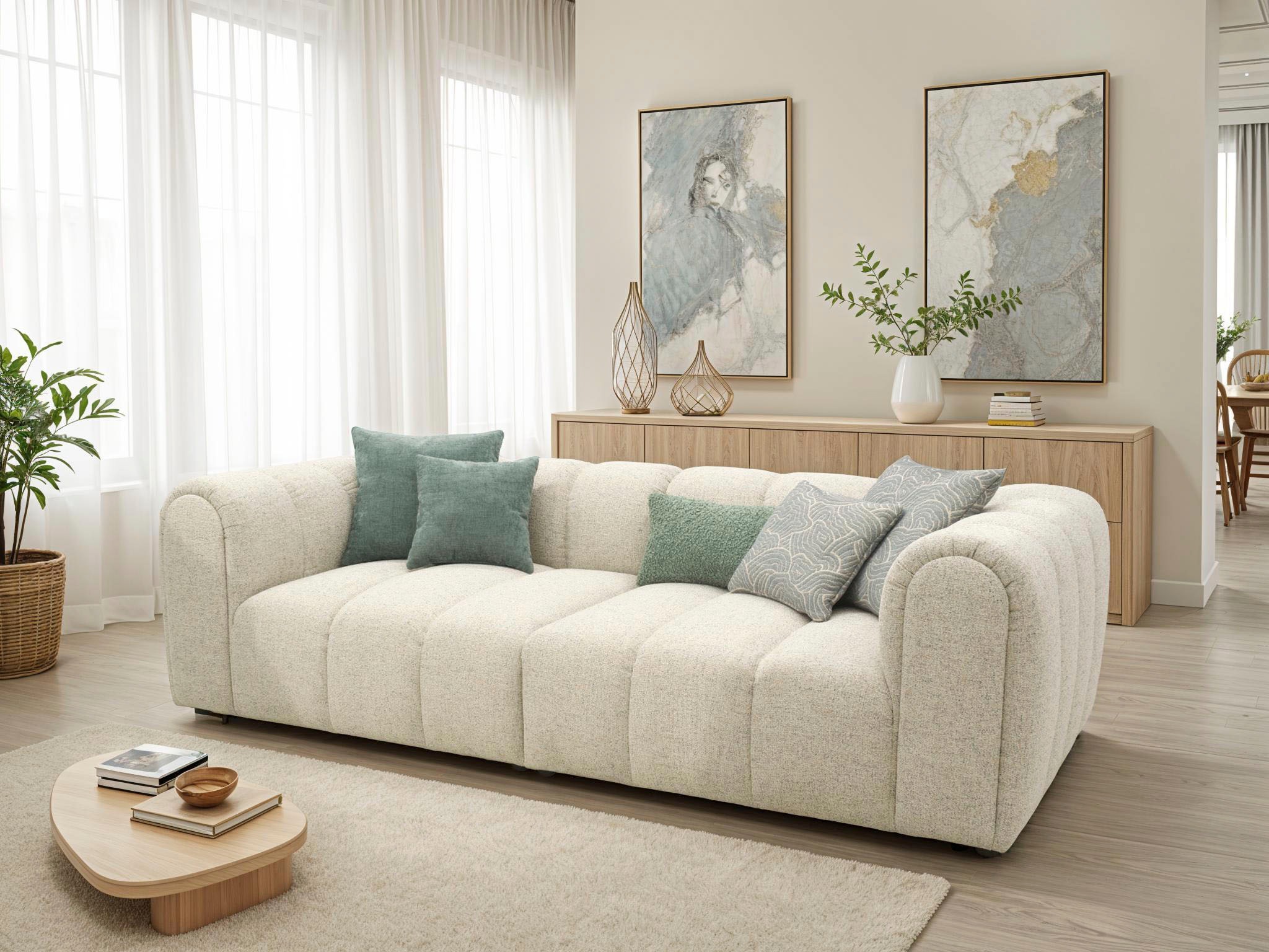 DOMO collection Big-Sofa "Odense Megasofa in 2 Breiten, Taschenfederkernunt günstig online kaufen