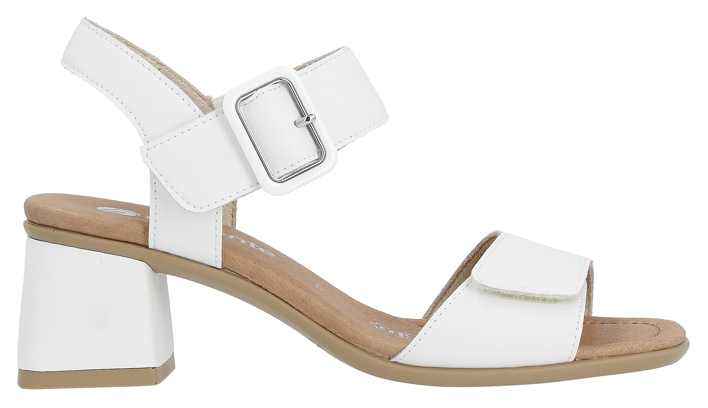 Remonte Sandalette »ELLE-Collection«, Blockabsatz, Sommerschuh, Sandale, Abendschuh mit Klettverschluss