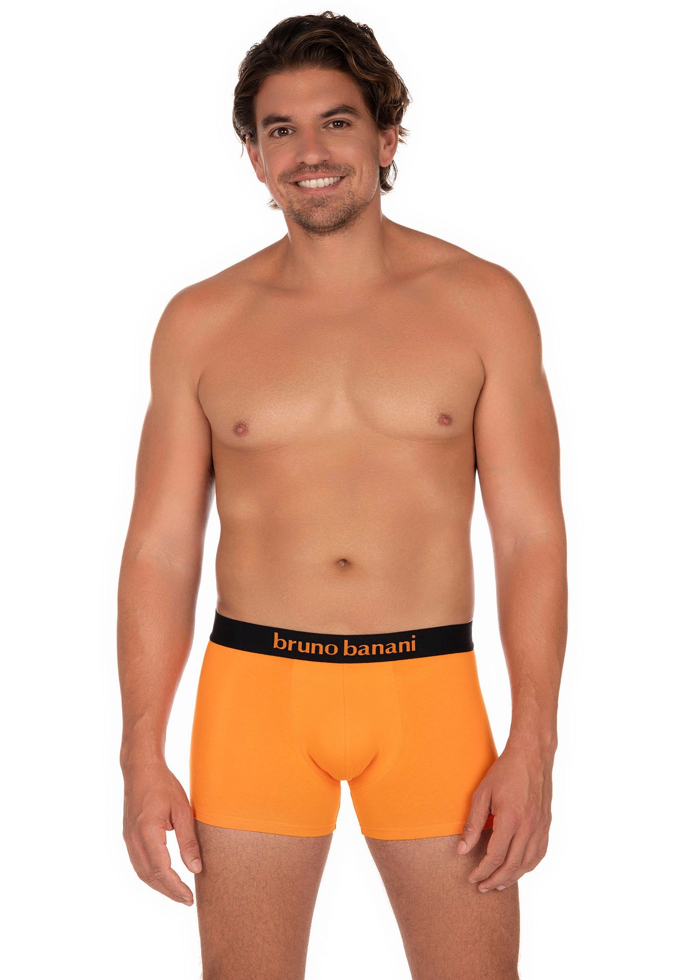 Bruno Banani Boxer "Flowing", (2er Pack), mit kontrastreichem Logobund günstig online kaufen