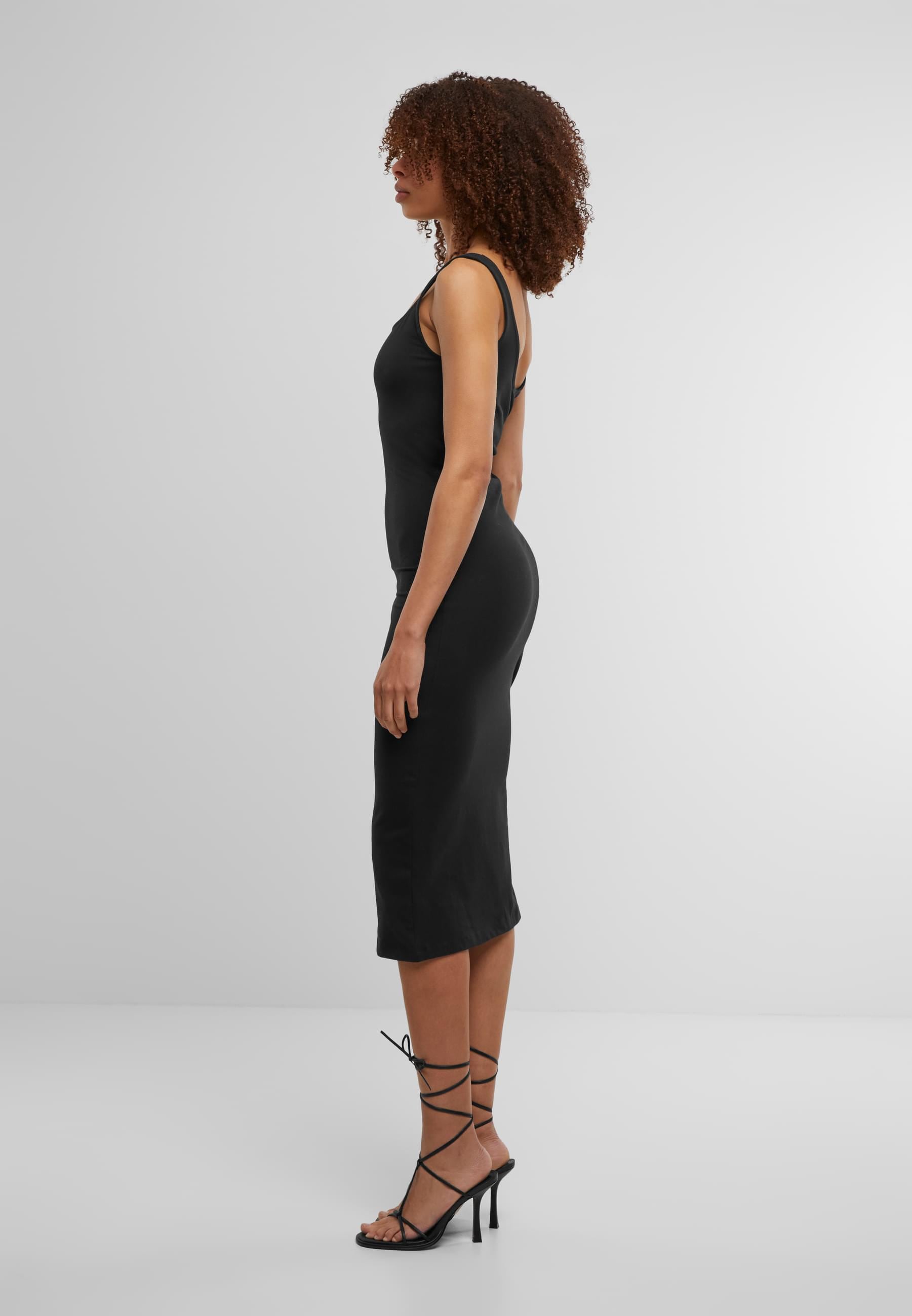 URBAN CLASSICS Shirtkleid »Urban Classics Ladies Basic Long Cotton Jersey Dress«, (1 tlg.)