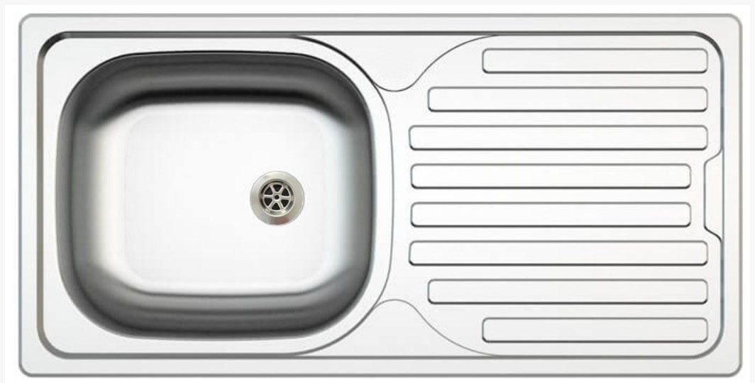 Flex-Well Küche »ROMEO & JULIA, Breite 280 cm«, (G-280-2320-016-JULIA), wahlweise mit E-Geräten und Spüle in edelstahl oder schwarz